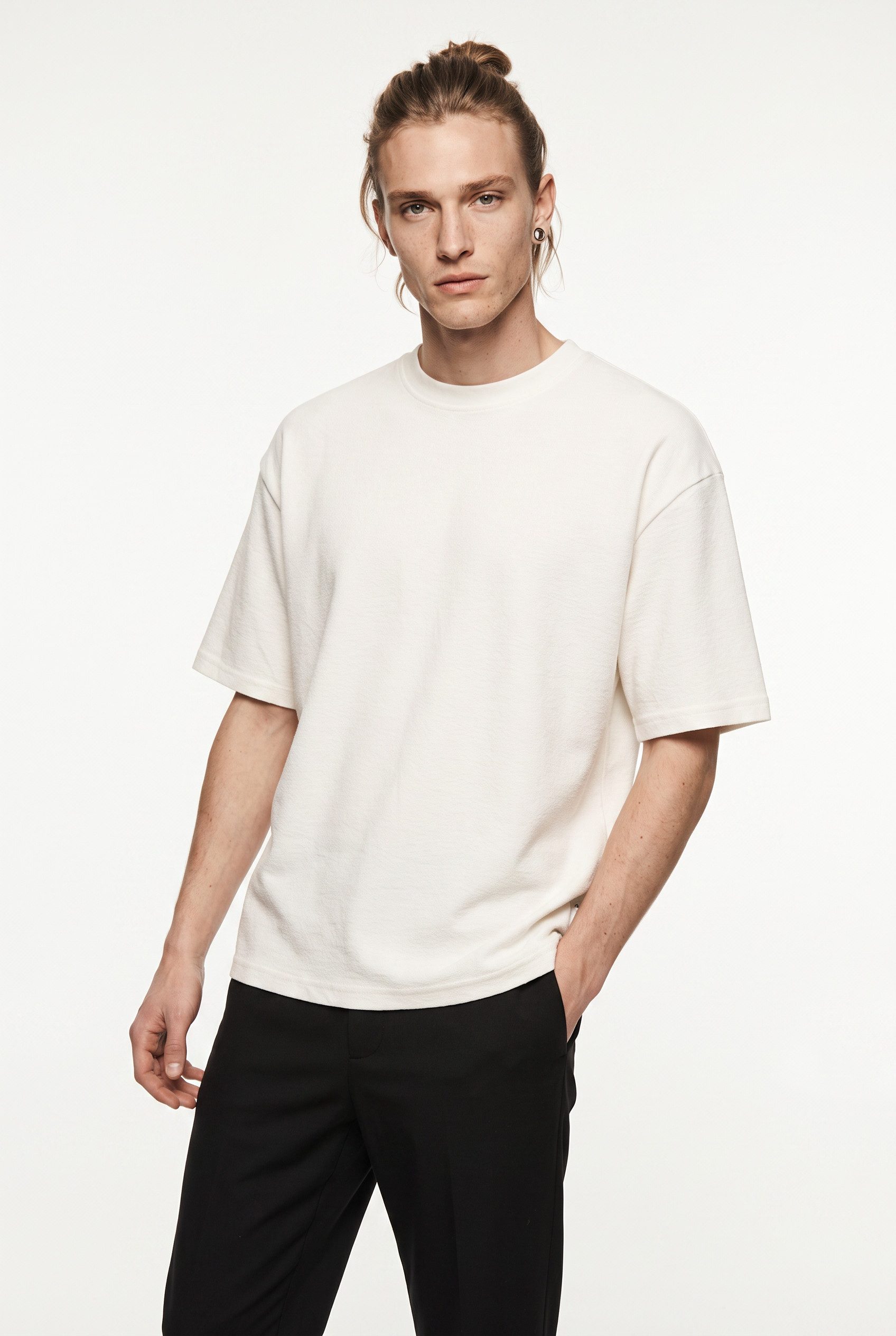 ONLY & SONS T-Shirt ONSLENNY OVZ SS STRCT TEE NOOS
