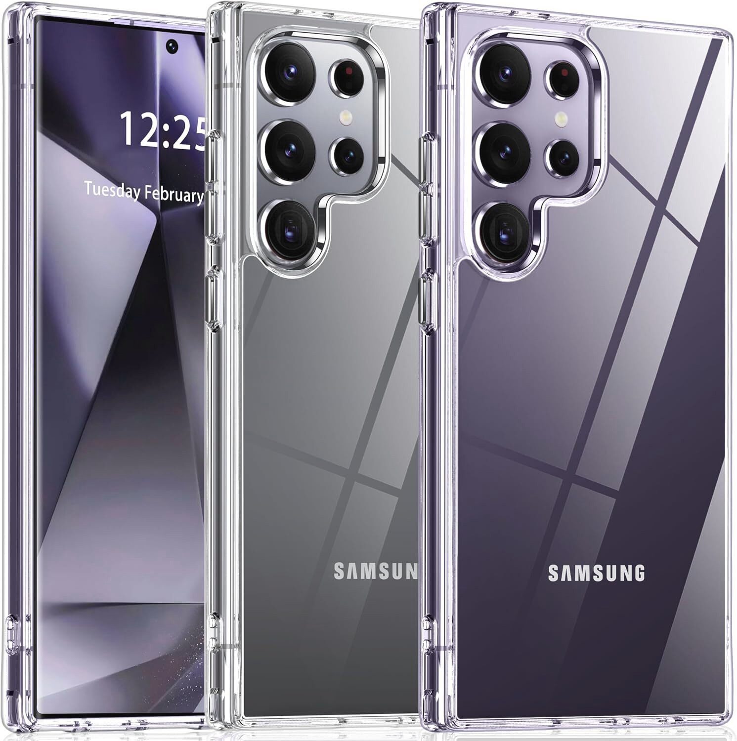Handyhülle Mobeen Designed for Samsung Clear Cover für Samsung Galaxy S25 Ultra
