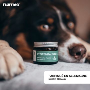FLUFFINO® Pfotenschutz Pfotenbalsam - 50ml - 100% natürlicher Pfotenschutz, (1-tlg)
