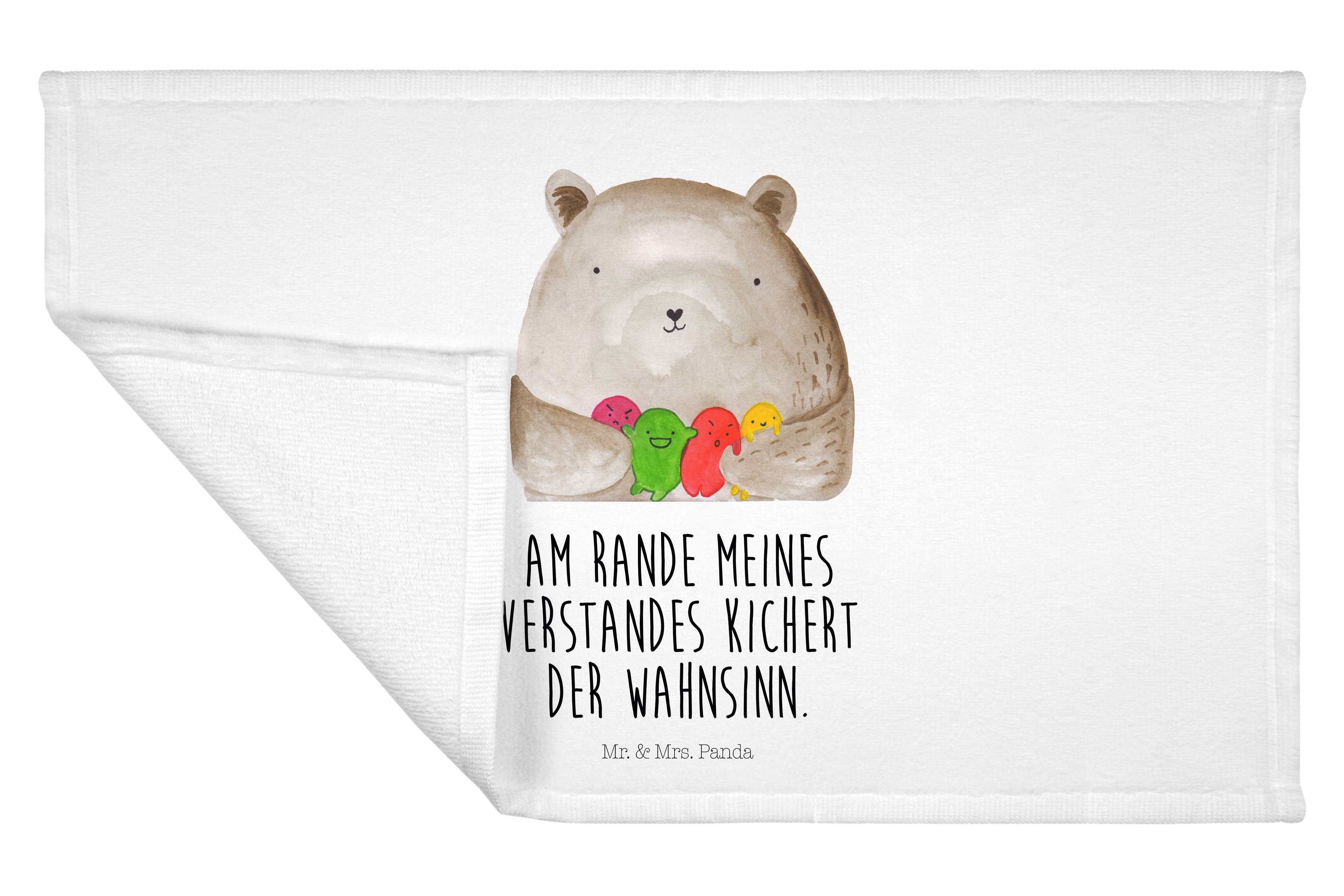 Bär Weiß Handtu, Geschenk, (1-St) Mrs. Handtuch, Gefühl & Panda - Handtuch Verrückt, Kinder - Mr. Sport