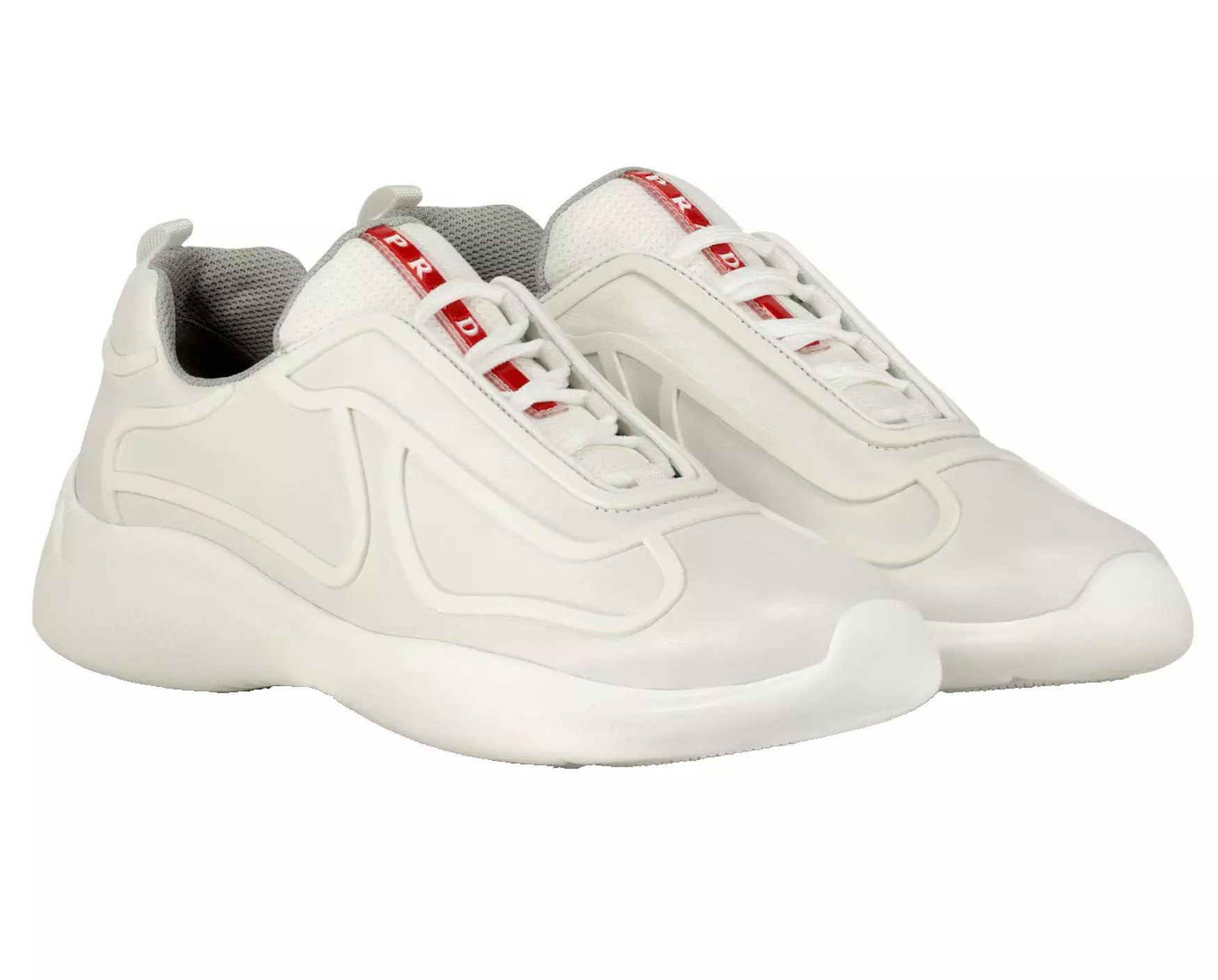 PRADA America's Cup aus Leder Schuhe Turnschuhe 42 Sneaker Luxuriöses Lamml günstig online kaufen