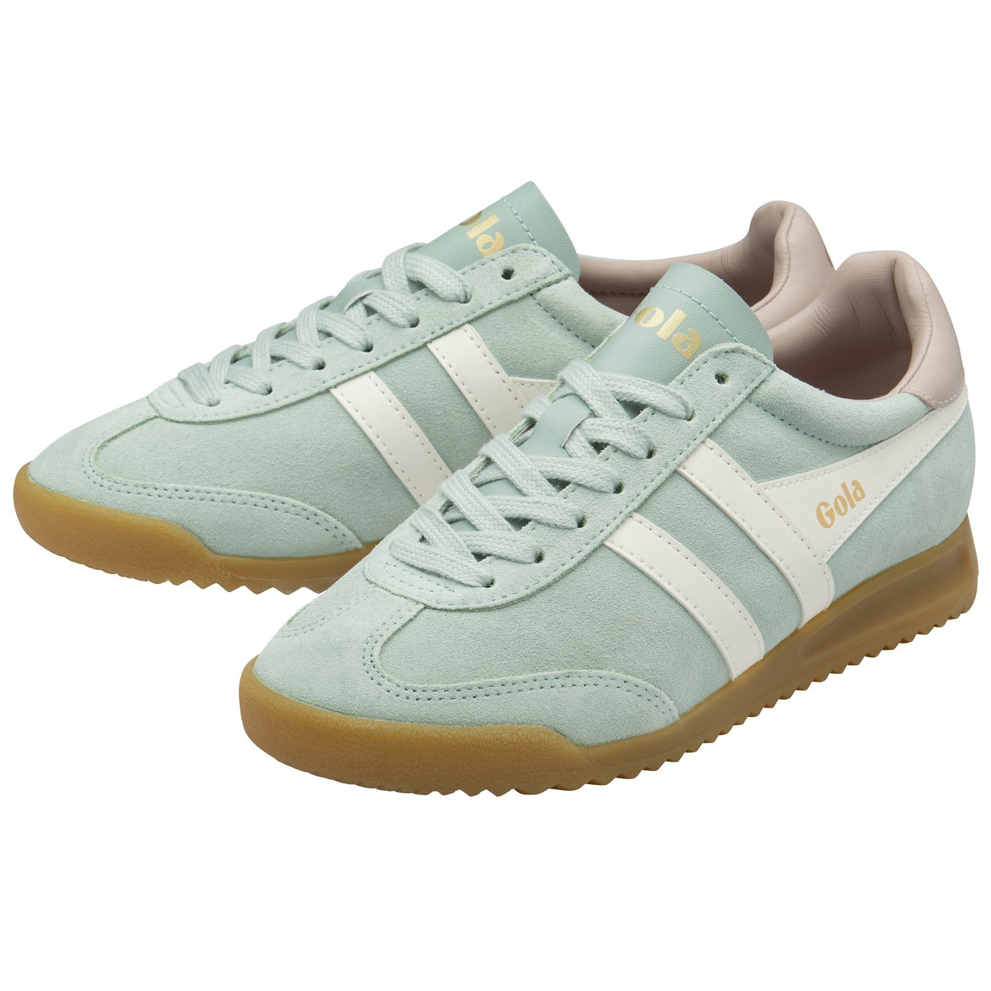 Gola Torpedo (Wildleder) türkis/offweiss/rosa Damen Sneaker