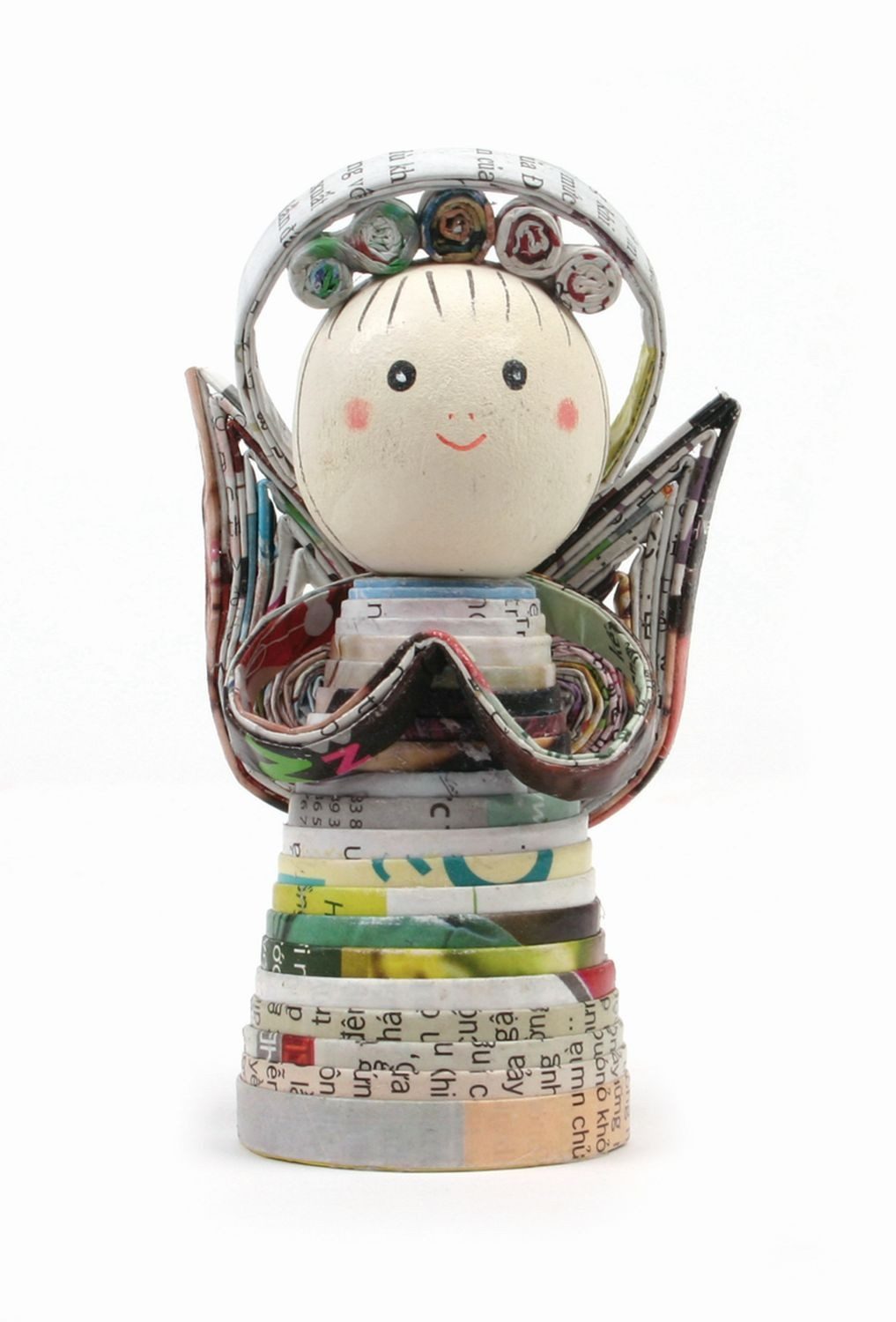 El Puente Engelfigur Deko-Engel, Handmade, Fair Trade