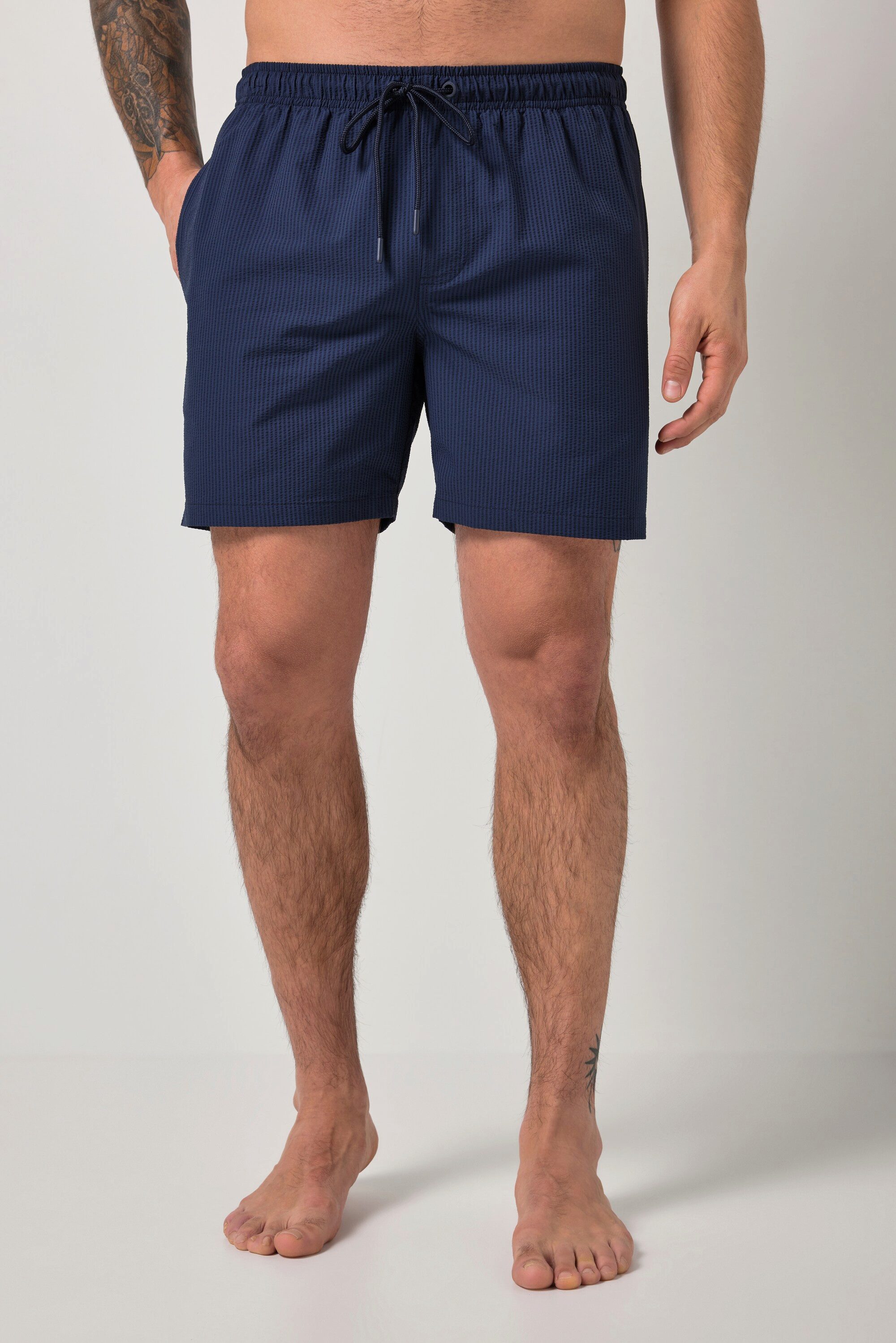 JP1880 Badehose Badeshorts Beachwear Seersucker-Struktur QuickDry