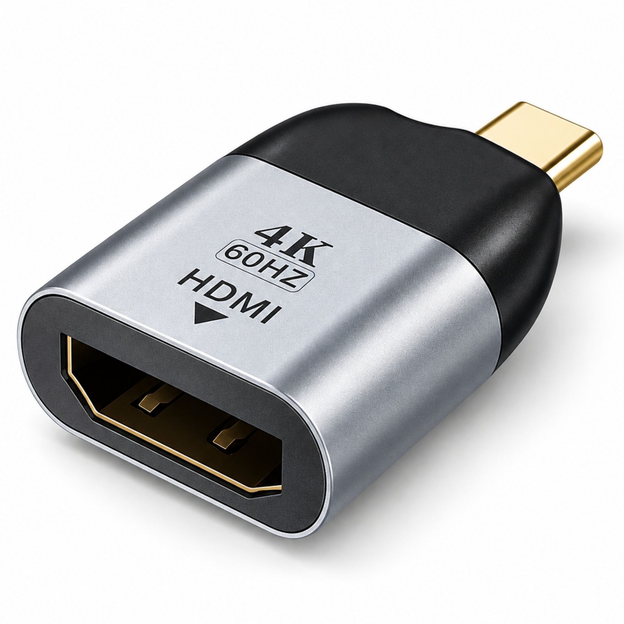 Bolwins I46 USB-C auf HDMI Adapter Kabel 3D 4K – TV PC Laptop Handy Audio- & Video-Adapter USB-C (Typ-C) zu HDMI 2.0, 0 cm, USB-C auf HDMI 2.0 Adapter Audio- und Videoübertragung