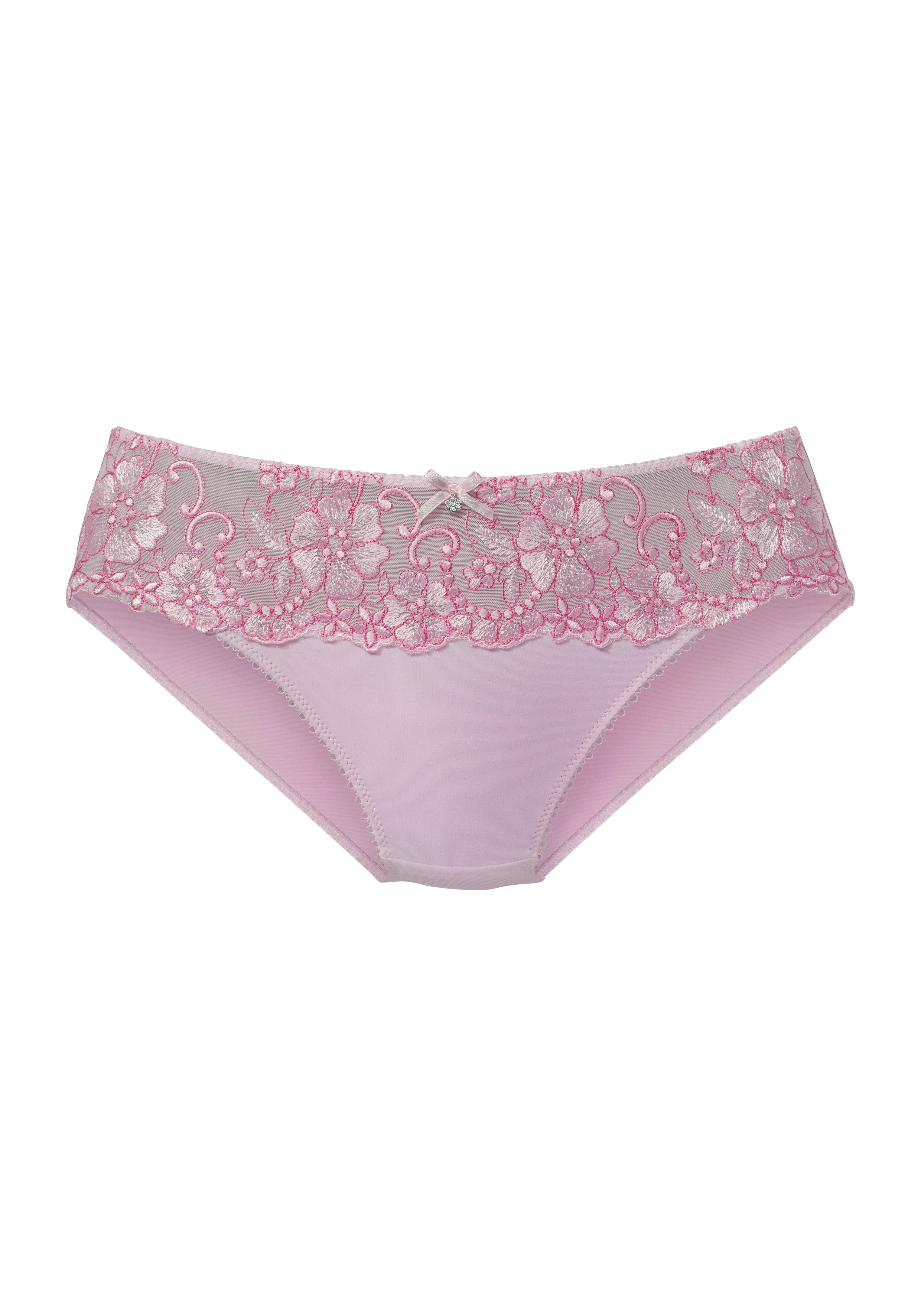 LASCANA Bikinislip Wanda mit Stickerei Spitze günstig online kaufen