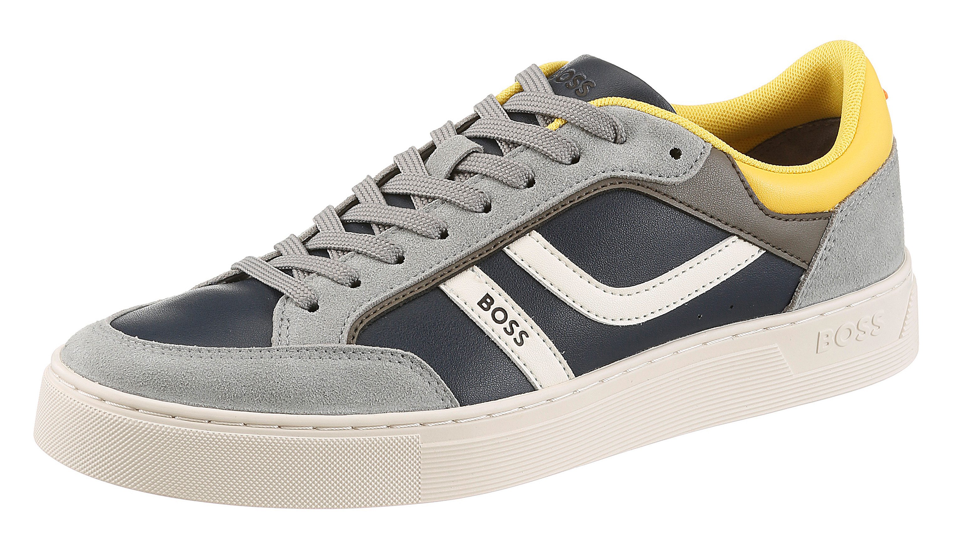 BOSS ORANGE Rhys_Tenn_pumi Sneaker Freizeitschuh, Halbschuh, Schnürschuh mit farbigen Besätzen