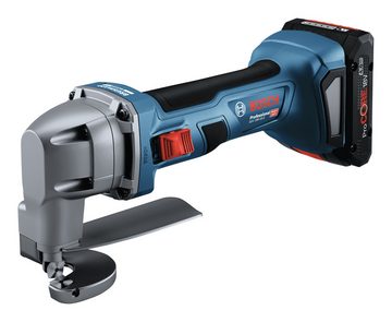 BOSCH Akku-Blechschere GSC 18V-16 E, 18 in V, Mit 2x Akku ProCORE 4 Ah - in L-BOXX 136