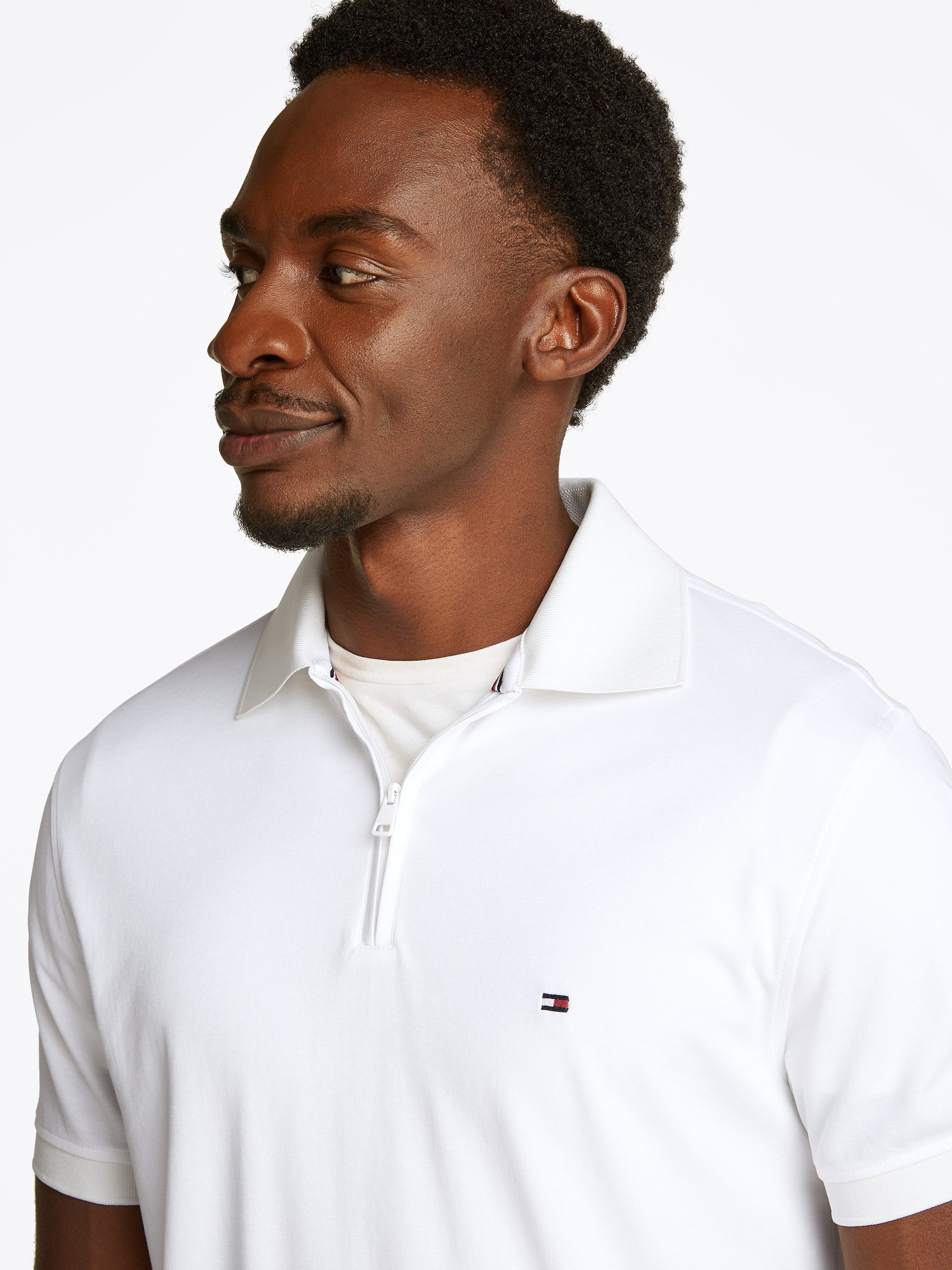 Tommy Hilfiger Poloshirt PERFORMANCE OXFORD ZIP günstig online kaufen