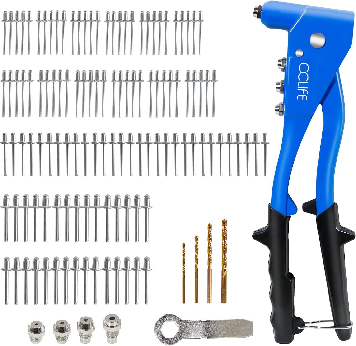 CCLIFE Blindnietzange Nietenzange Set Blindniet- & Popnietenzange Blindniet günstig online kaufen