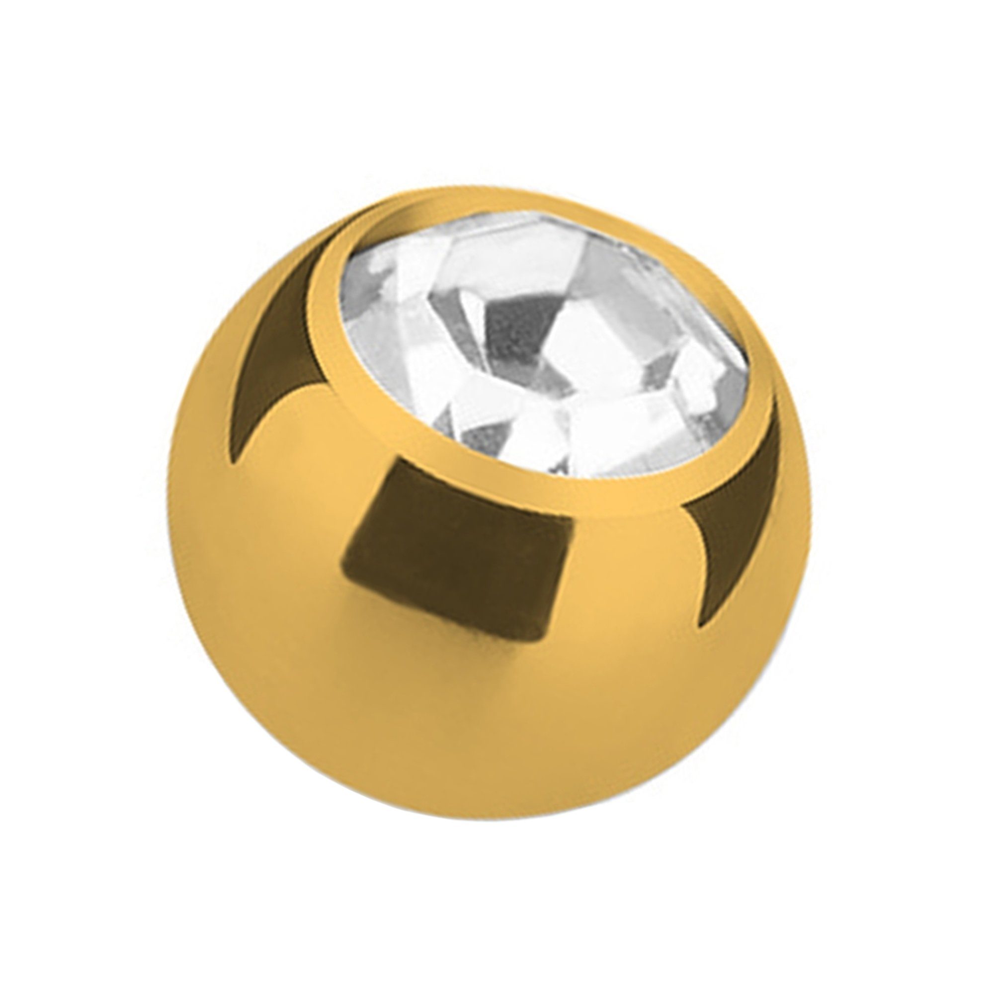 Taffstyle Piercing-Set Piercing Ersatz Schraubkugel Gold günstig online kaufen