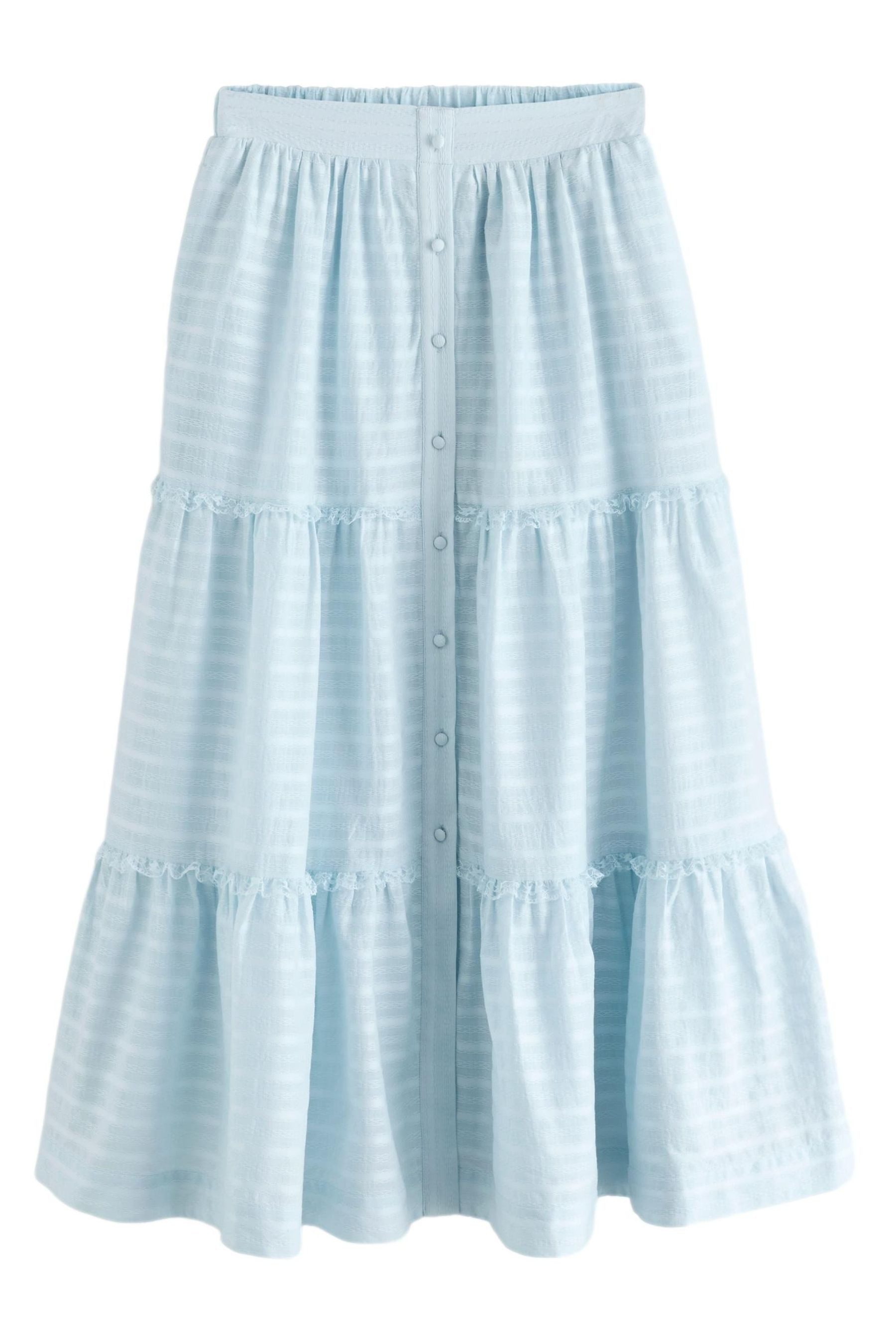 LAURA ASHLEY Volantrock Laura Ashley gestufter Co-ord-Strandrock (1-tlg)
