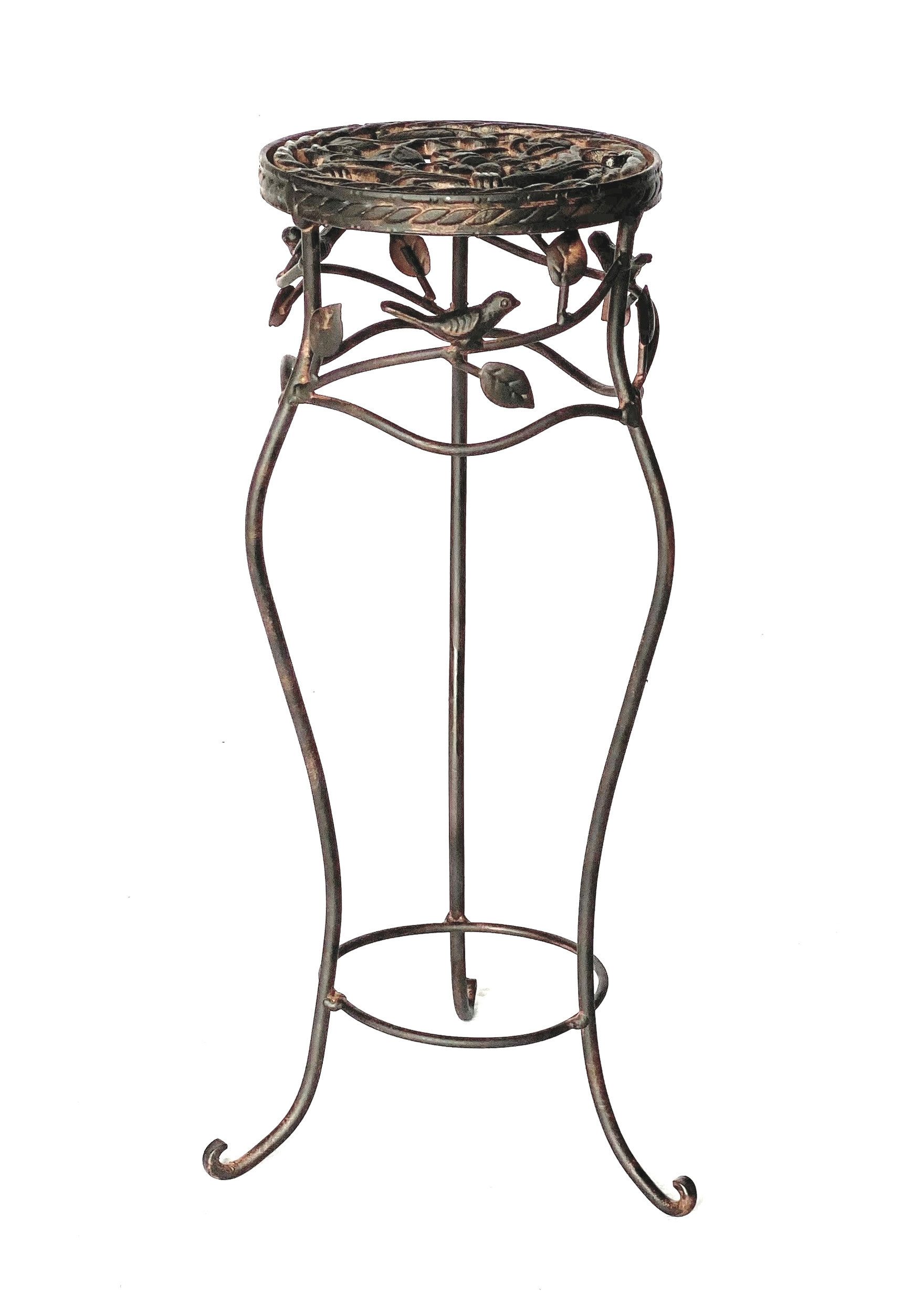 DanDiBo Blumenhocker Metall Schwarz Rund Blumenhocker 18215 Blumensäule Ant günstig online kaufen