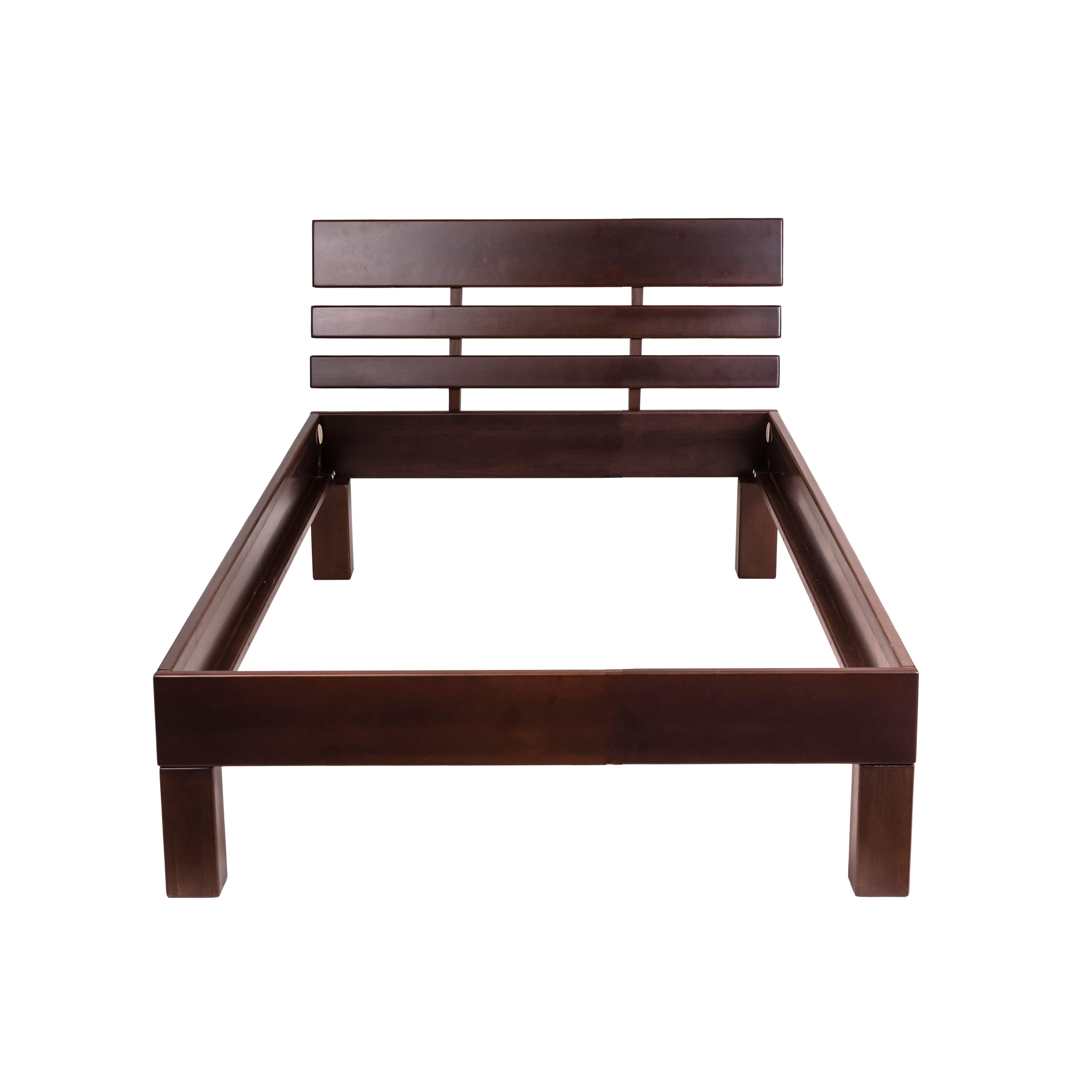 Krok Wood Massivholzbett Julia in Buche (farbig lackiert)