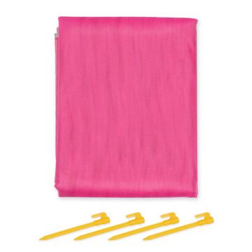 JEMIDI Strandtuch Sandfreie Strandmatte mit Netztechnologie - 200x150cm Pink, (1-St)