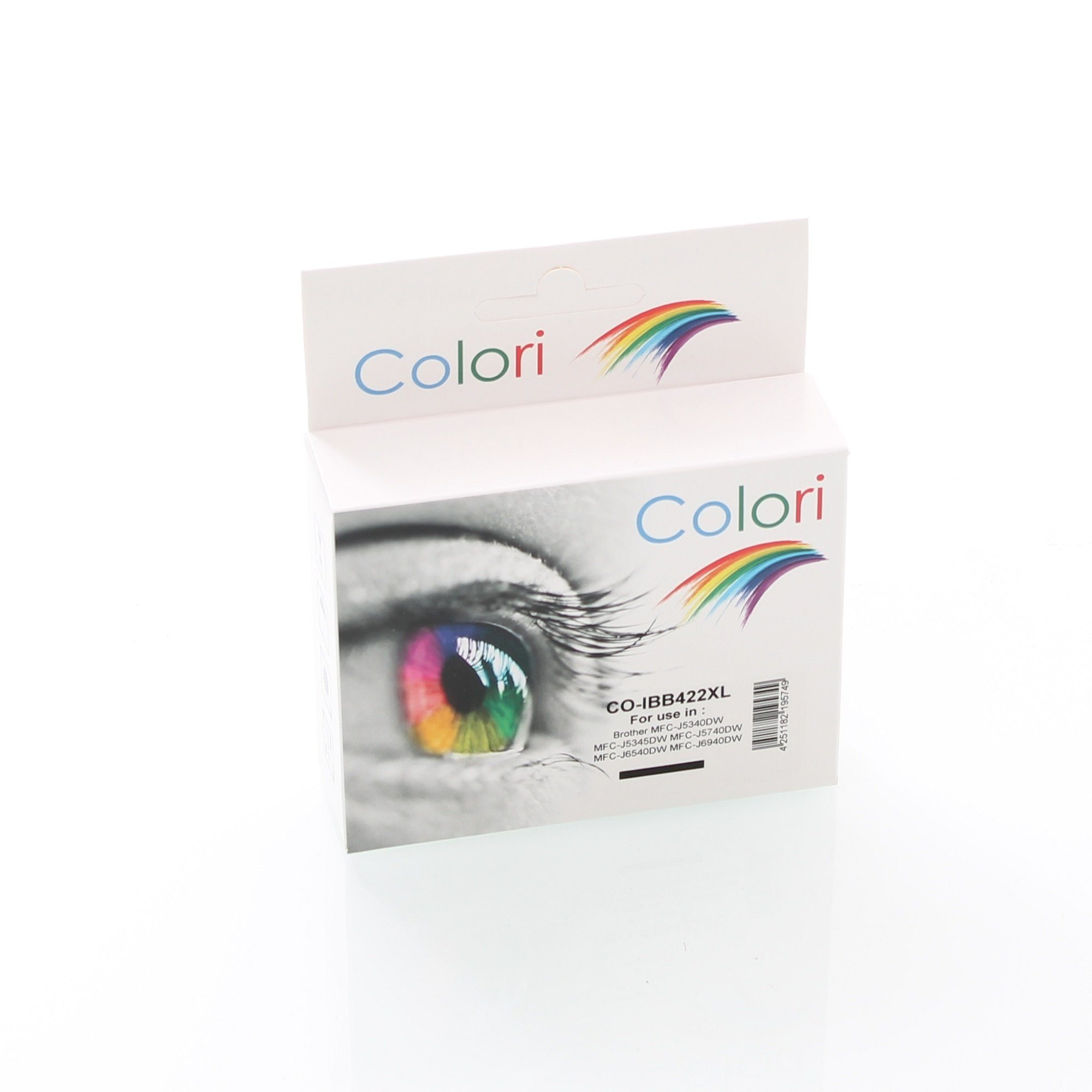 Colori Tintenpatrone (Kompatible Druckerpatrone für Brother LC422XLBK Schwarz, Colori)