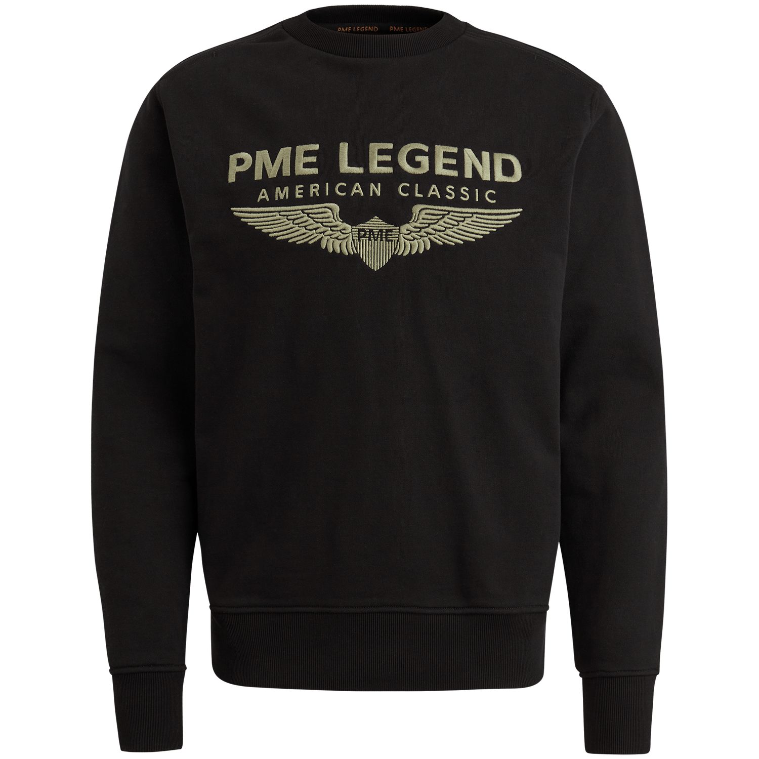 PME Legend Herren Rundhals Pullover CREWNECK SOFT TERRY WITH LOGO - Regular günstig online kaufen