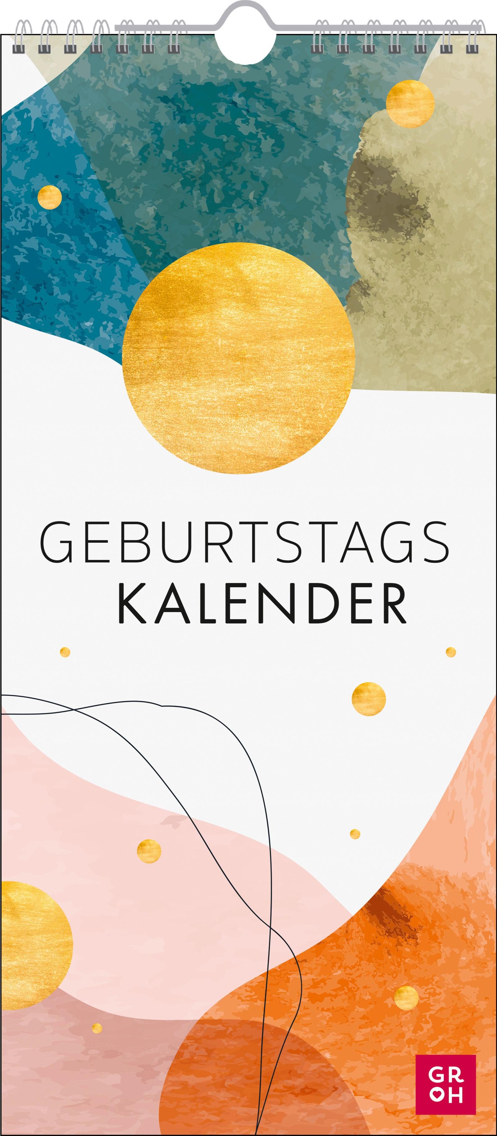 groh Verlag Geburtstagskalender Immerwährender Geburtstagskalender Pattern