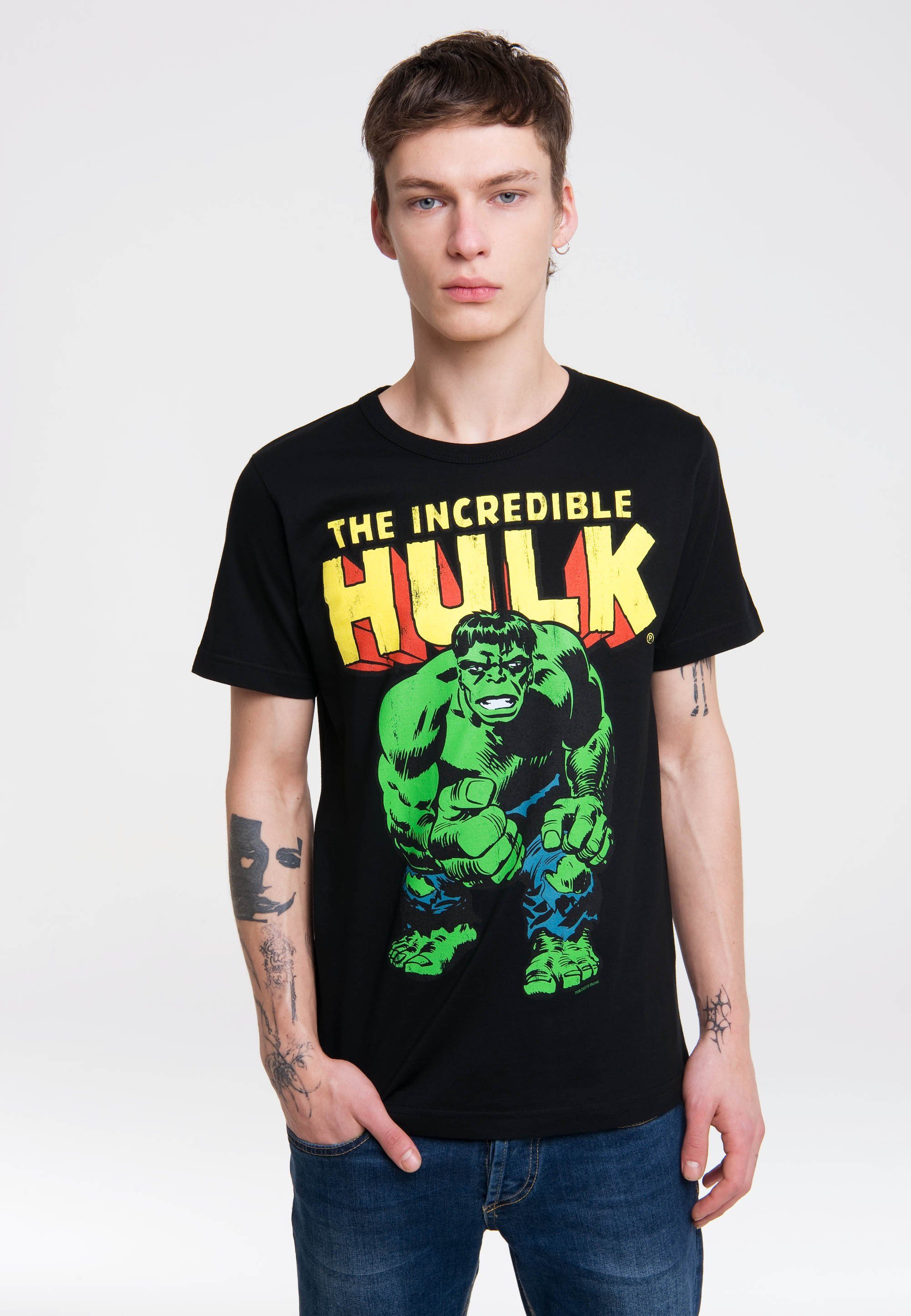 LOGOSHIRT T-Shirt Hulk - coolem mit - Incredible Print Marvel The