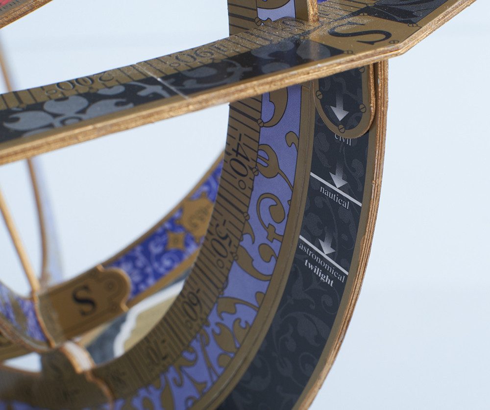 Astromedia Experimentierkasten Tisch-Planetarium - Armillarsphäre, (Bausatz, 1-tlg), Mint-Förderung