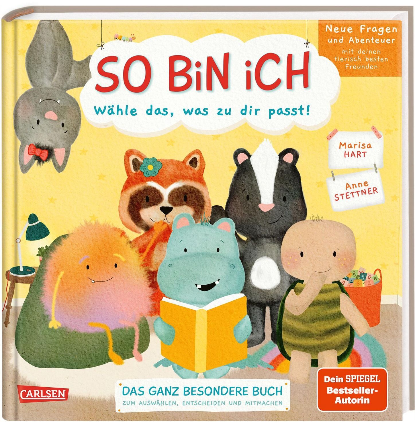 So bin ich - Neue Fragen und Abenteuer mit deinen tierisch besten Freu / Marisa Hart, Band 2 Das ganz besondere Buch zum Auswählen, Entscheiden und Mitmachen