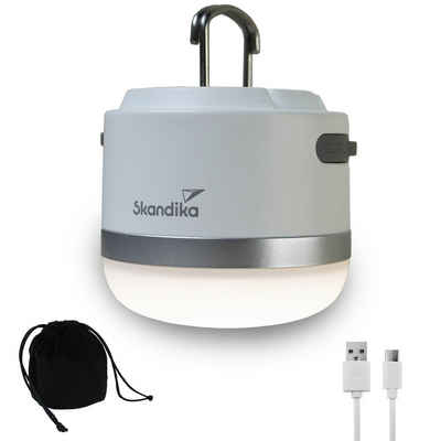 Skandika LED Gartenleuchte Campinglampe Tarfala, LED fest integriert, Powerbank-Funktion (3600 mAh Akkukapazität)