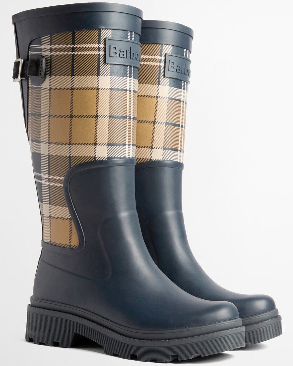 Barbour Gummistiefel Dena Tall Welly Gummistiefel Tartan