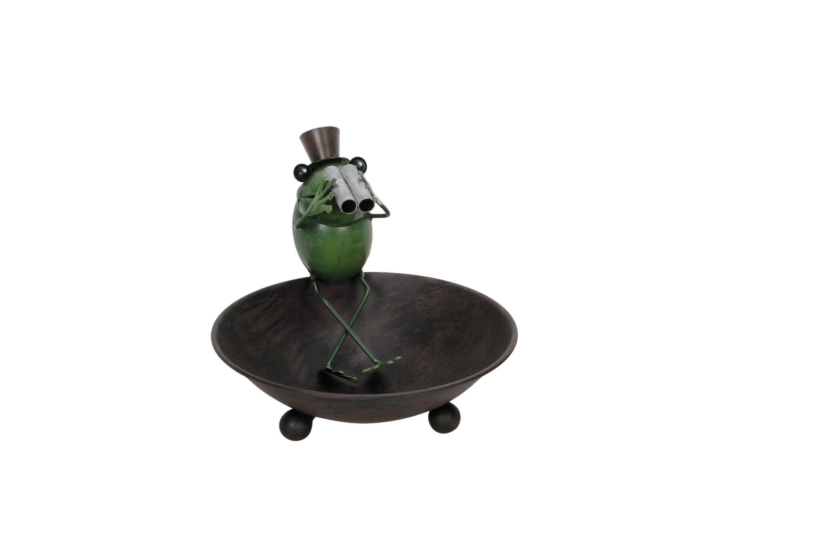 Posiwio Vogeltränke Vogelbad Frosch Fritz + Flori