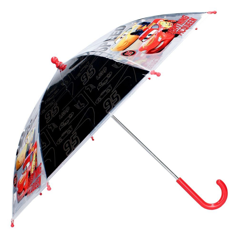 Disney Cars Stockregenschirm Stockschirm schwarz & transparent Disney Cars Kinder Regenschirm