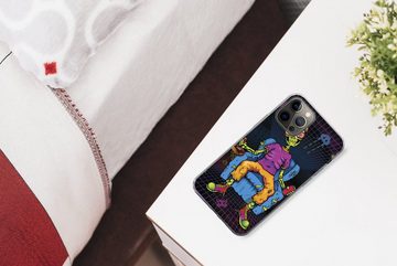MuchoWow Handyhülle Zocker - Zombie - Ikone, Handyhülle Apple iPhone 12 Pro Max, Smartphone-Bumper, Print, Handy
