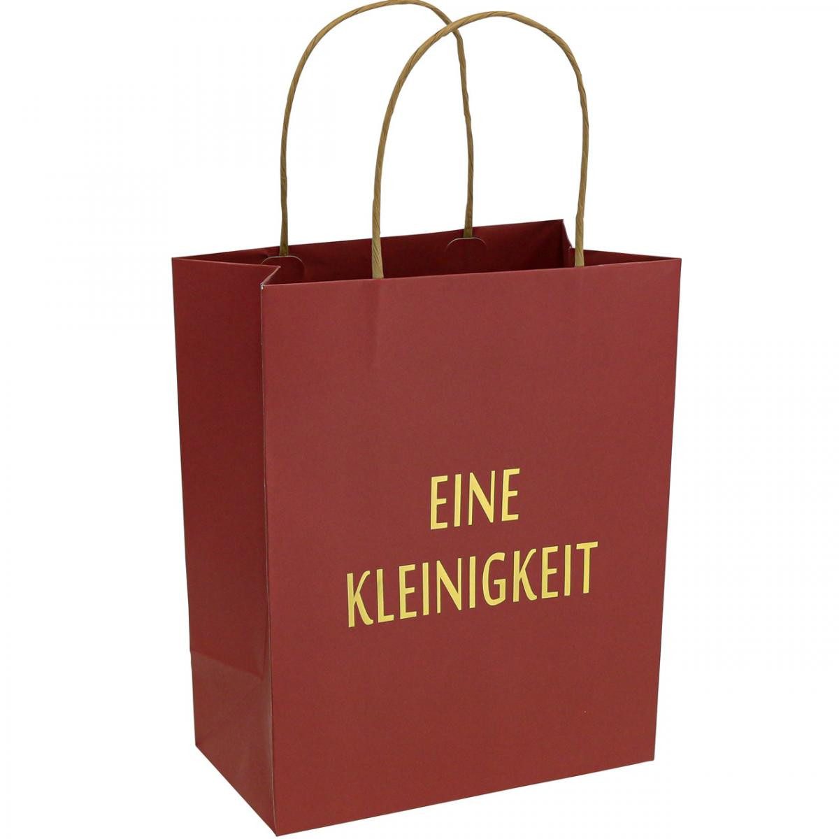 Florists Products Tragetasche Geschenktüten mit goldener Beschriftung für Präsente und, 6 Stück