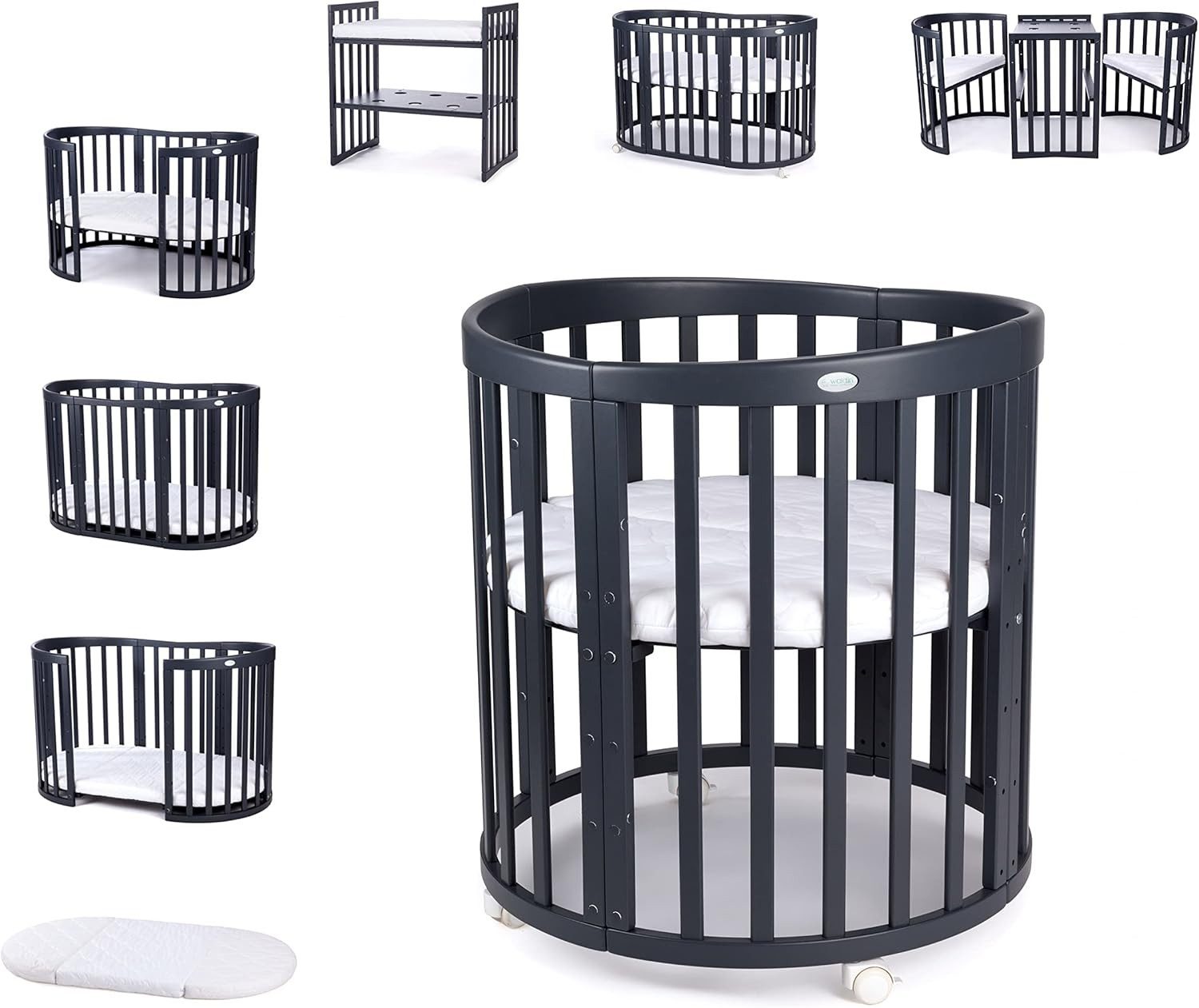 Waldin Babybett Mobiles Babybett OWAL aus günstig online kaufen