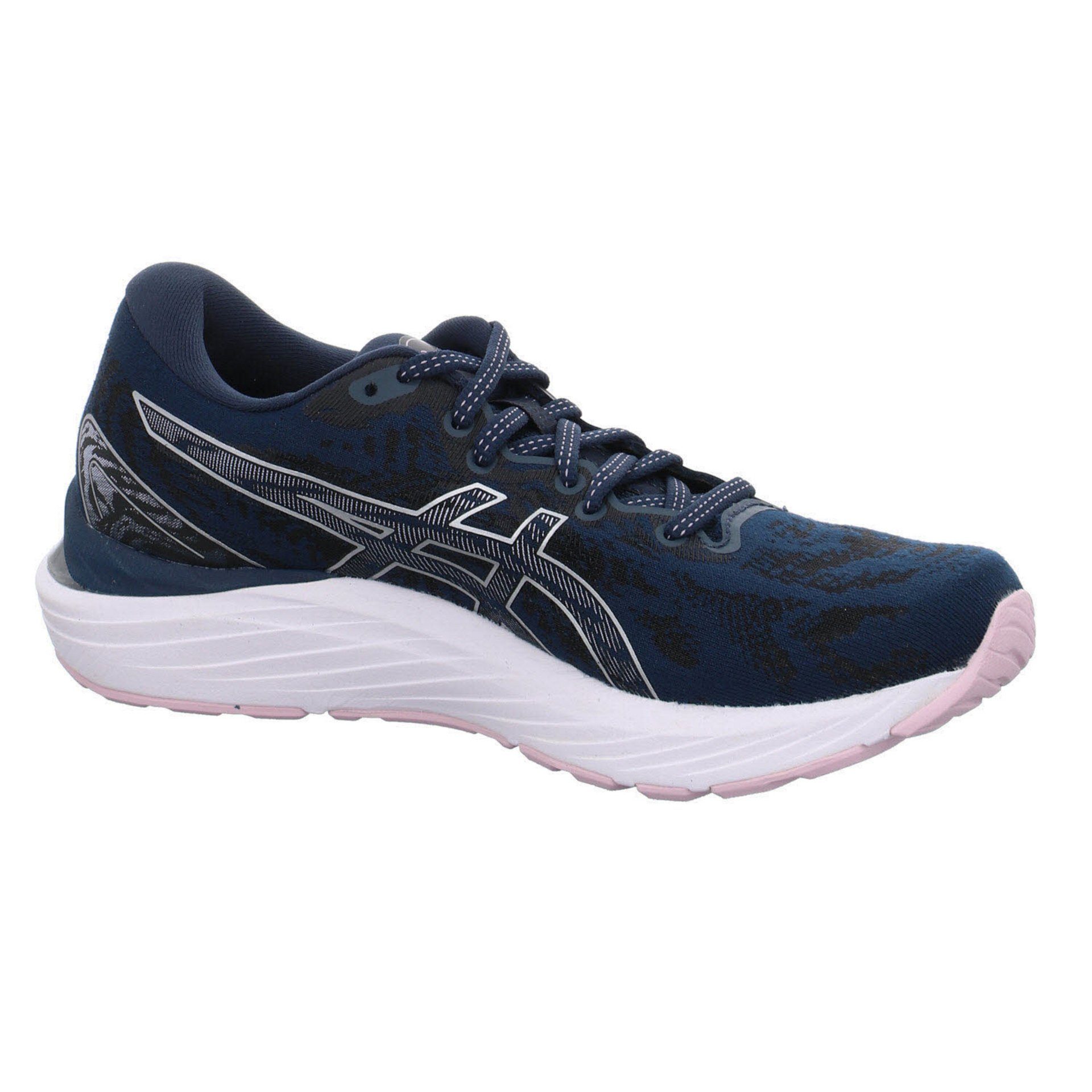 silber Gel blau Sportschuh Laufschuhe / Textil Cumulus Damen Asics Laufschuh