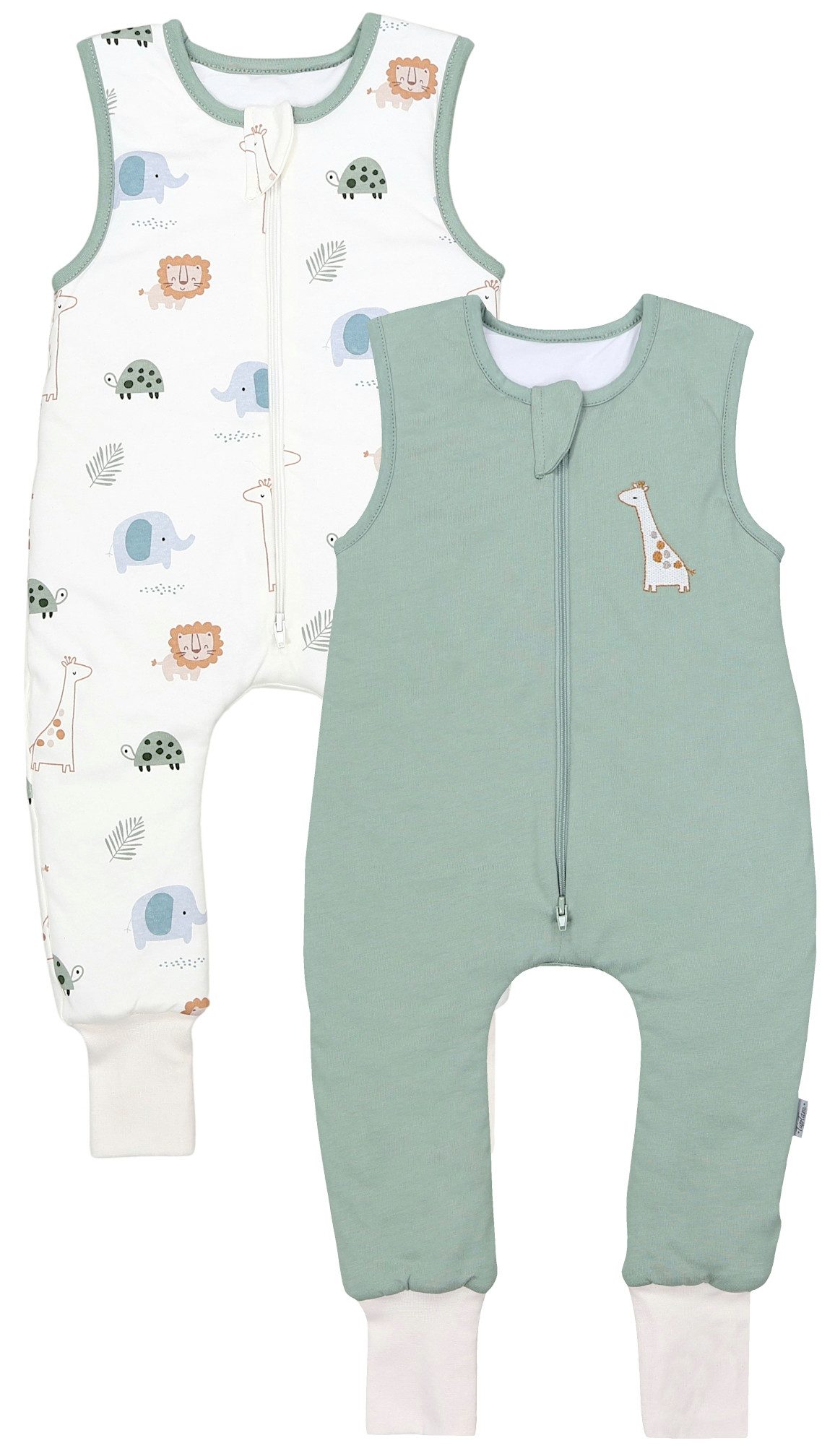 TupTam Babyschlafsack Schlafsack mit Beinen ohne Ärmel 2.5 TOG Ganzjahr