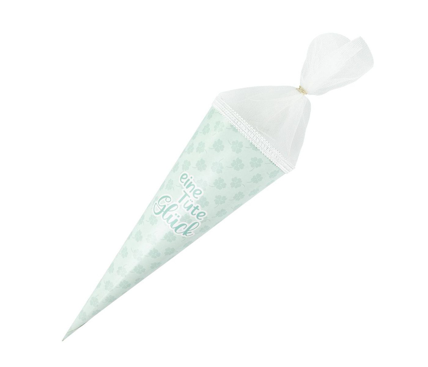 Stylex Schreibwaren Schultüte Schultüte / Zuckertüte / Geschenktüte / 40cm / rund / "eine Tüte Glück