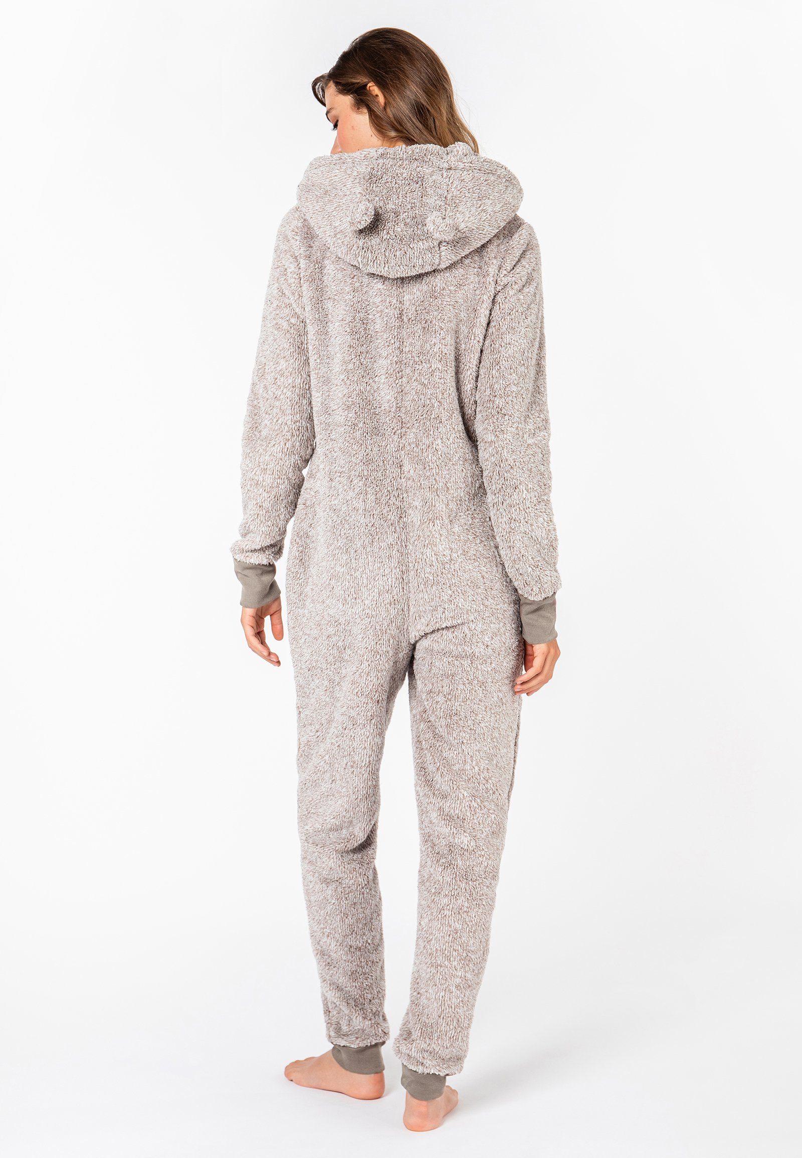 Eight2Nine Jumpsuit Fleece Overall mit Öhrchen