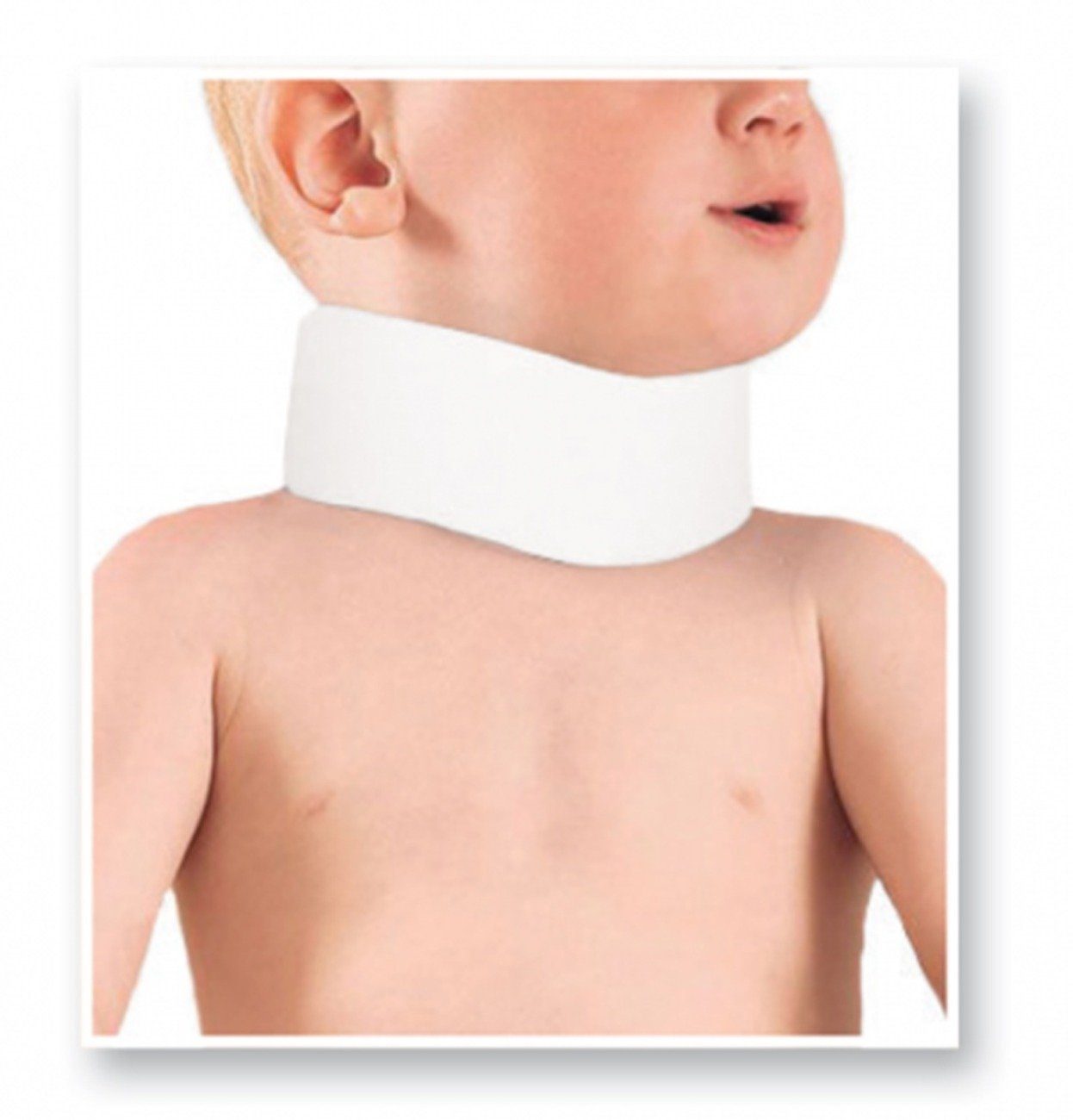 MedTex Nackenstütze Kinder Bandage Hals Krause Nacken Stütze Fixierung Baby MT1002 Gr.1-4c, Krause