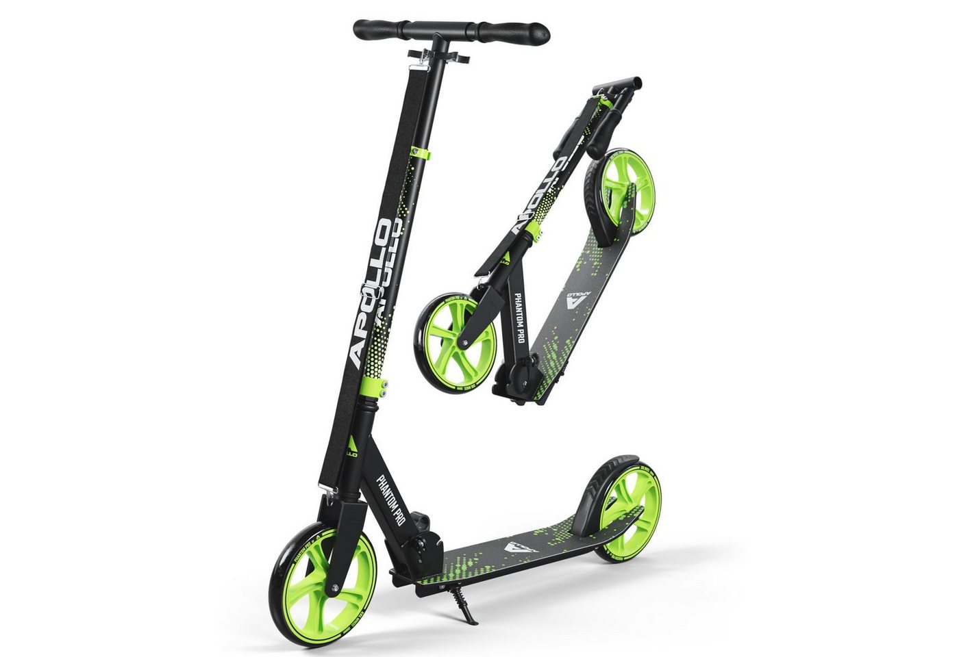 Thumbnail - Apollo Cityroller City Scooter - Phantom Pro - Klappbarer City Roller für Kinder, Höhenverstellbar - Tretroller für Erwa...