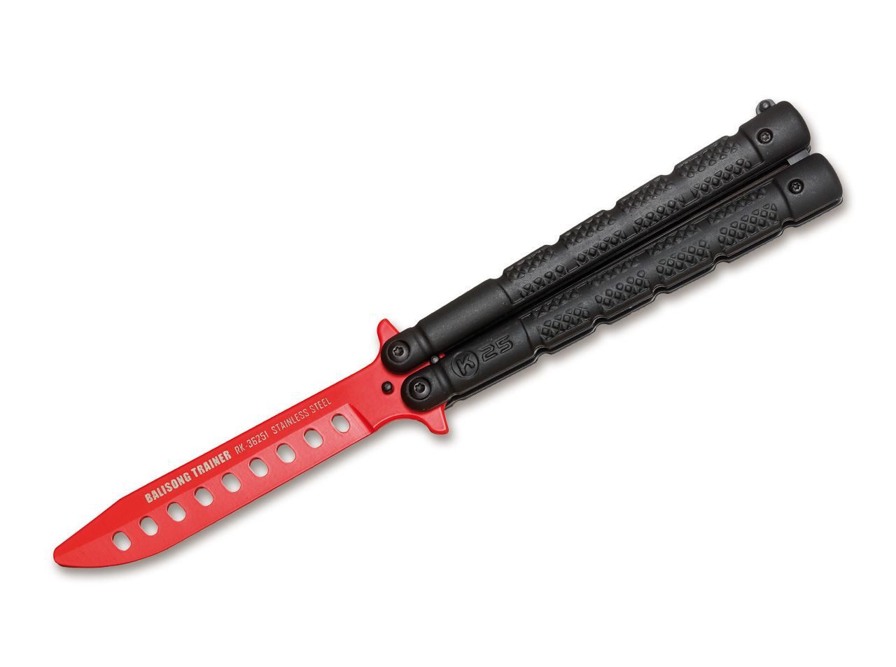 K25 Taschenmesser Taschenmesser Balisong Trainer Schwarz