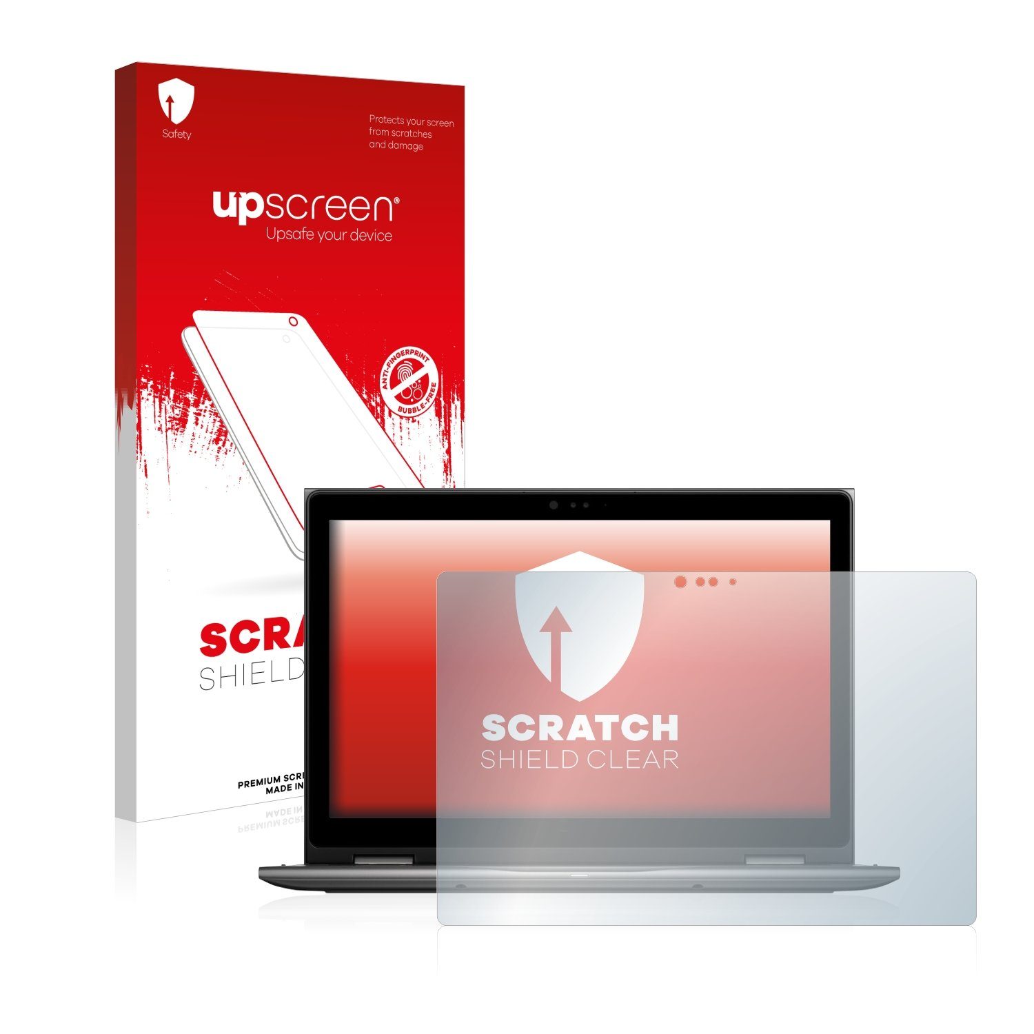 upscreen Schutzfolie für Dell Latitude 3390 2-in-1 (zwei Kameras), Displayschutzfolie, Folie klar Anti-Scratch Anti-Fingerprint