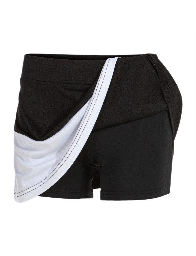 Joma Tennisrock Montreal (mit Innenhose, optimale Bewegungsfreiheit) schwarz/weiss