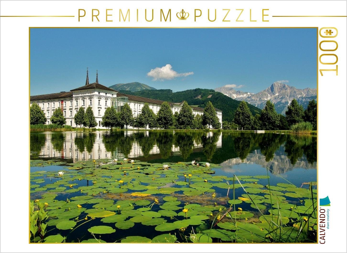 Puzzle CALVENDO Puzzle Stiftsteich Admont 1000 Teile Lege-Größe 64 x 48 cm Foto-Puzzle Bild von Leo Bucher