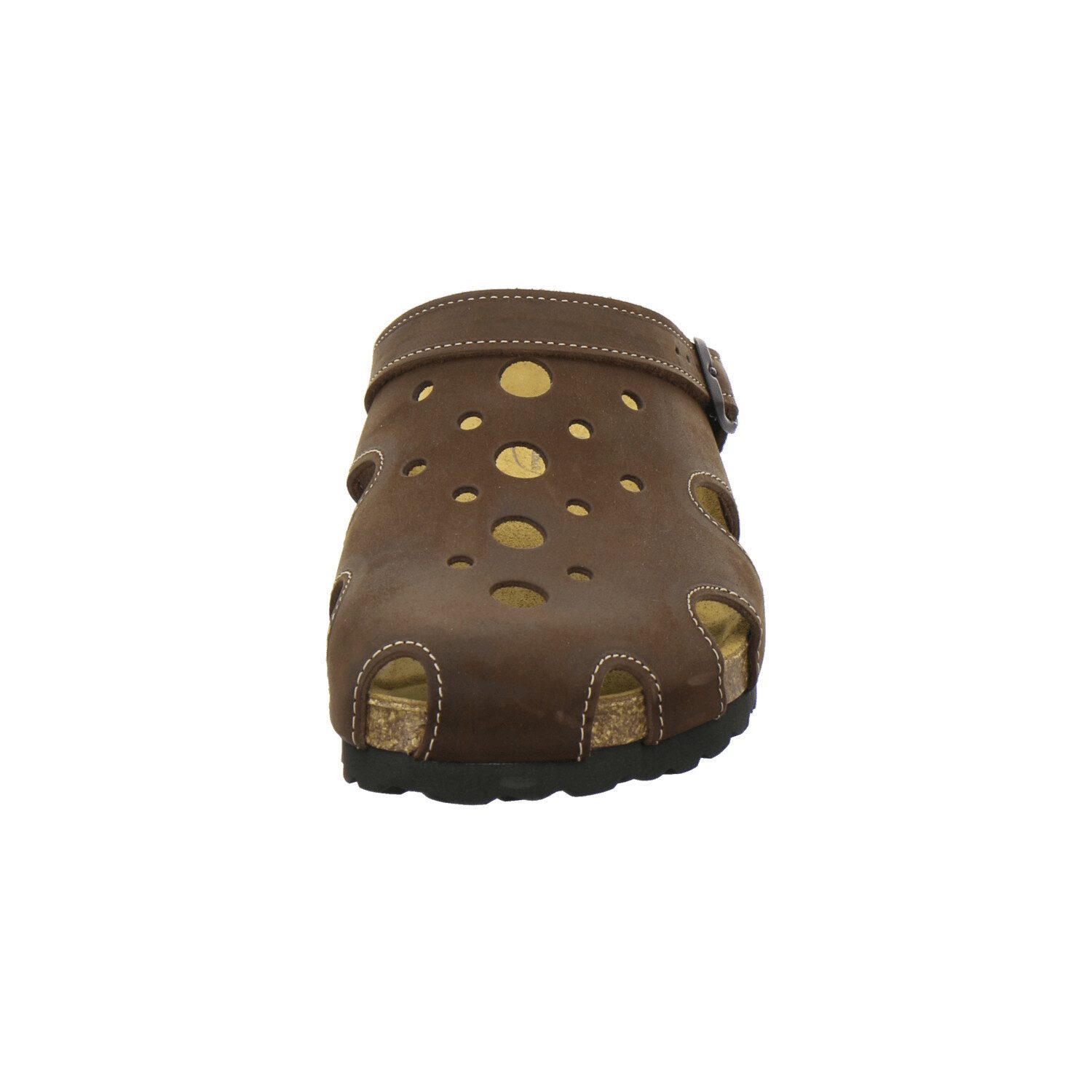 AFS-Schuhe 309367 Clogs Pantolette für Herren aus Leder mit Fußbett, Hausschuhe Made in Germany