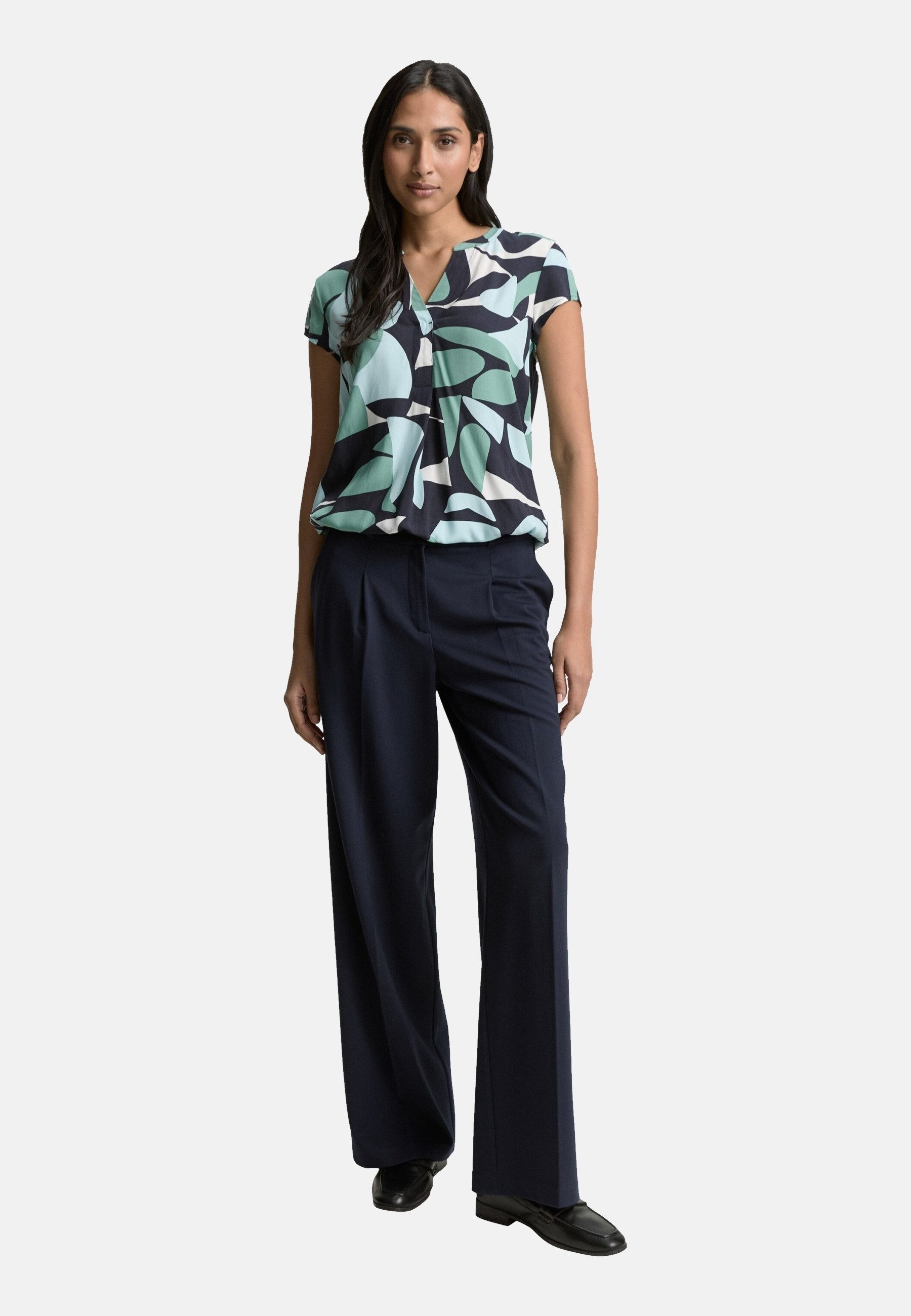 TOM TAILOR Kurzarmbluse Bluse dünnes Kurzarmshirt (1-tlg) günstig online kaufen