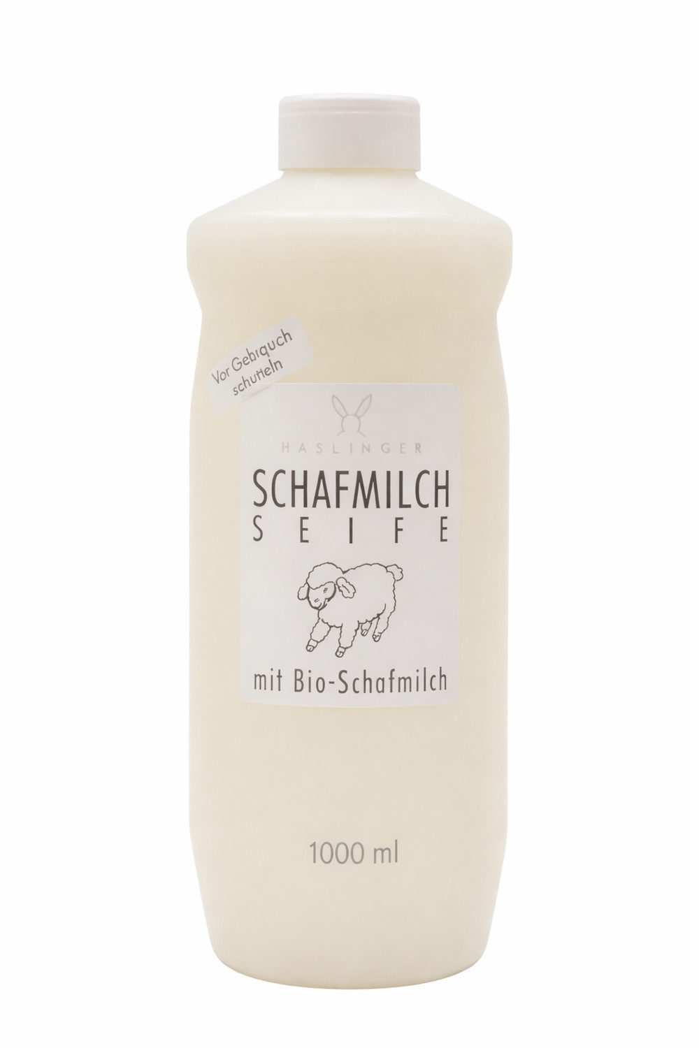Haslinger Flüssigseife Schafmilch, 1-tlg., Seife flüssig, Nachfüller 1000 ml