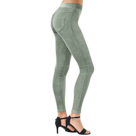 LASCANA Leggings aus weichem Material in Cord-Optik, Loungewear