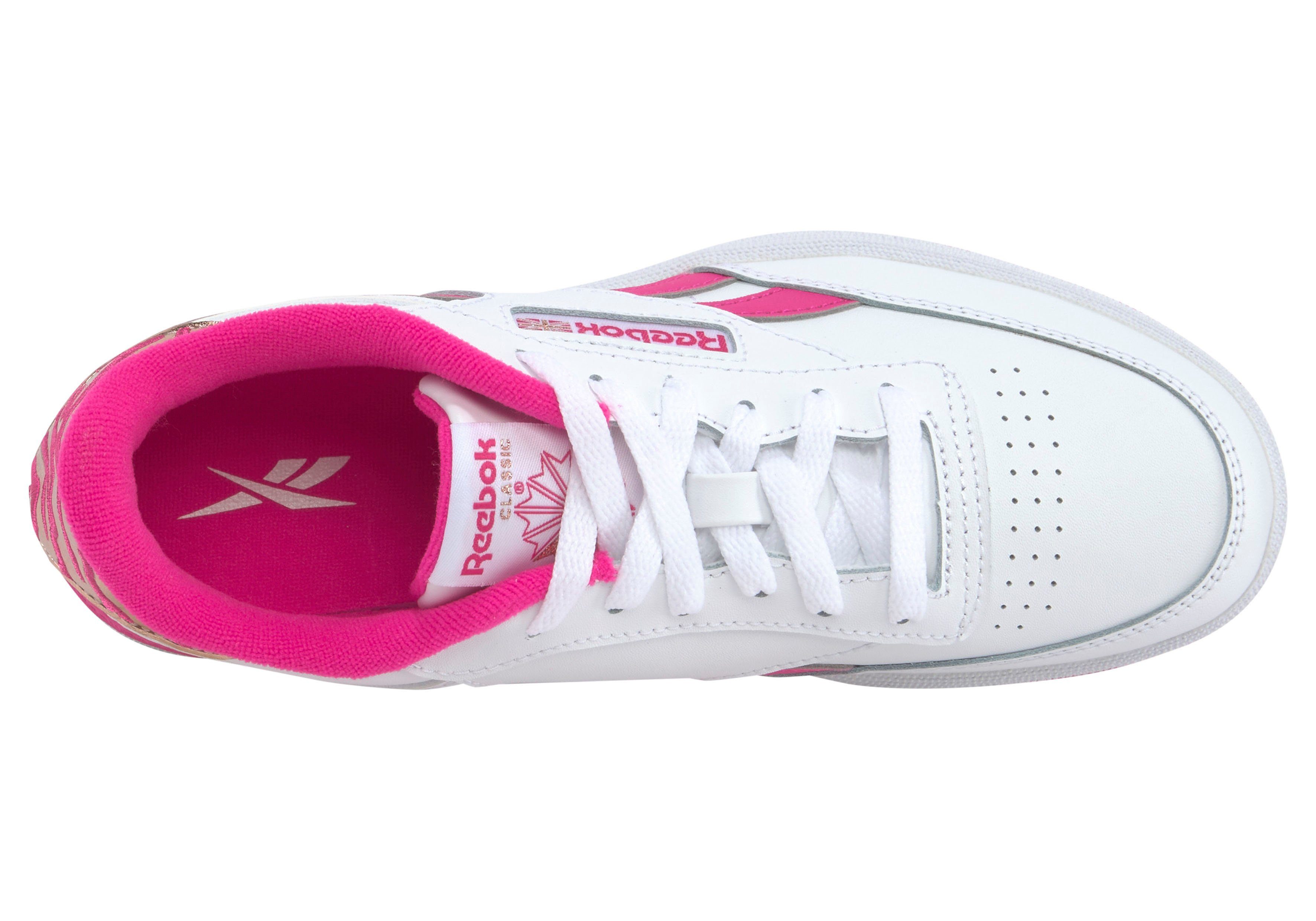 Sneaker C Classic Reebok weiß-pink CLUB REVENGE