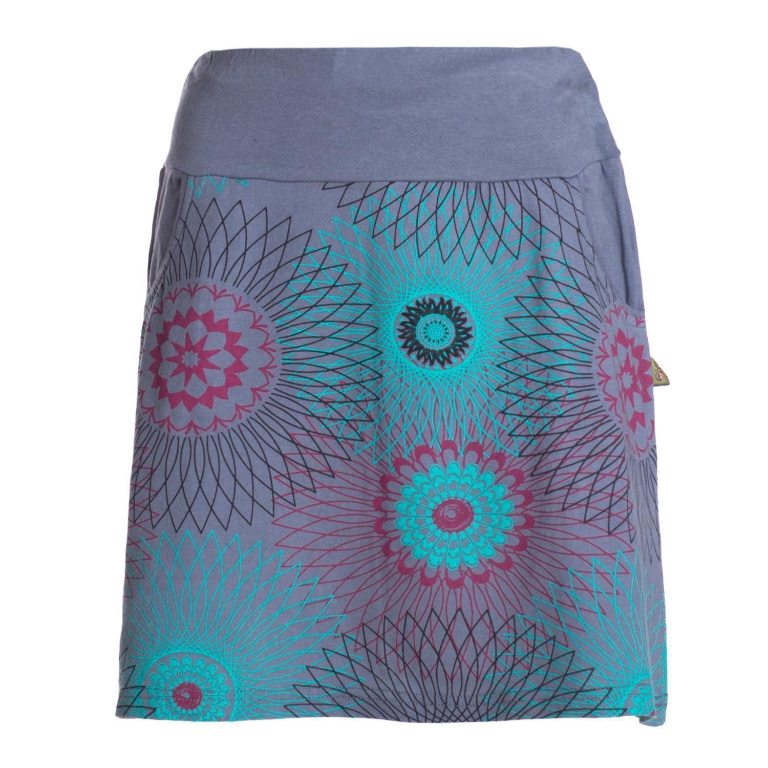 Vishes Minirock Damen Baumwolle Mandala-Muster breiter günstig online kaufen