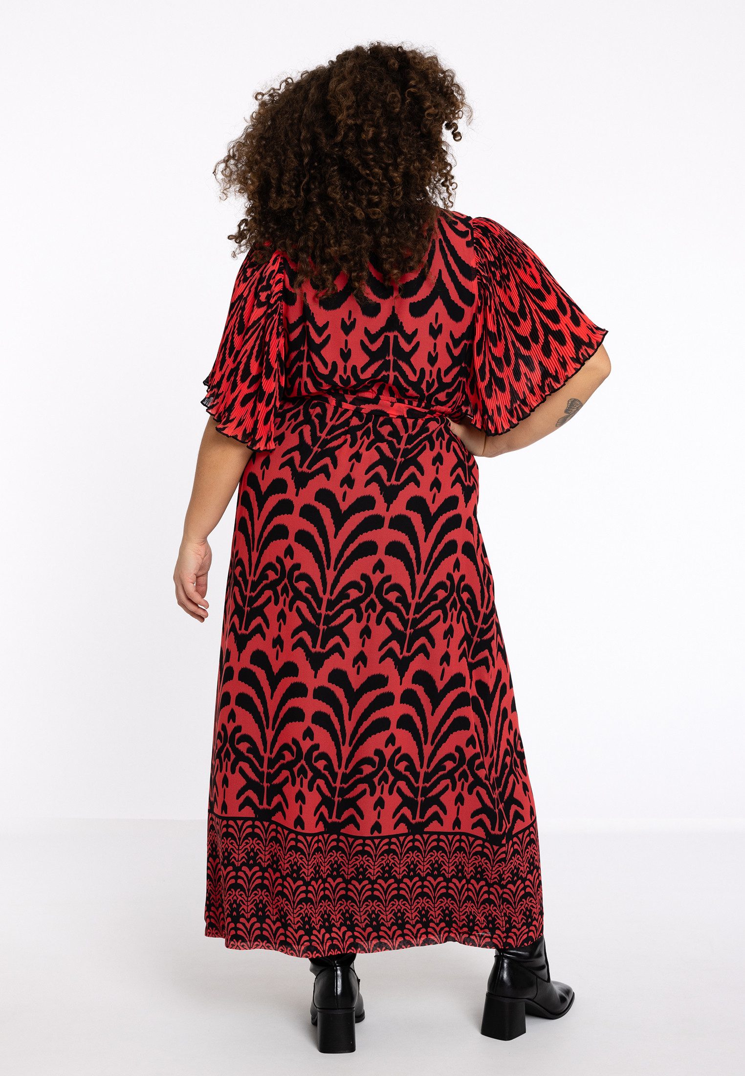 YOEK A-Linien-Kleid Damen Kleid mit Druck günstig online kaufen