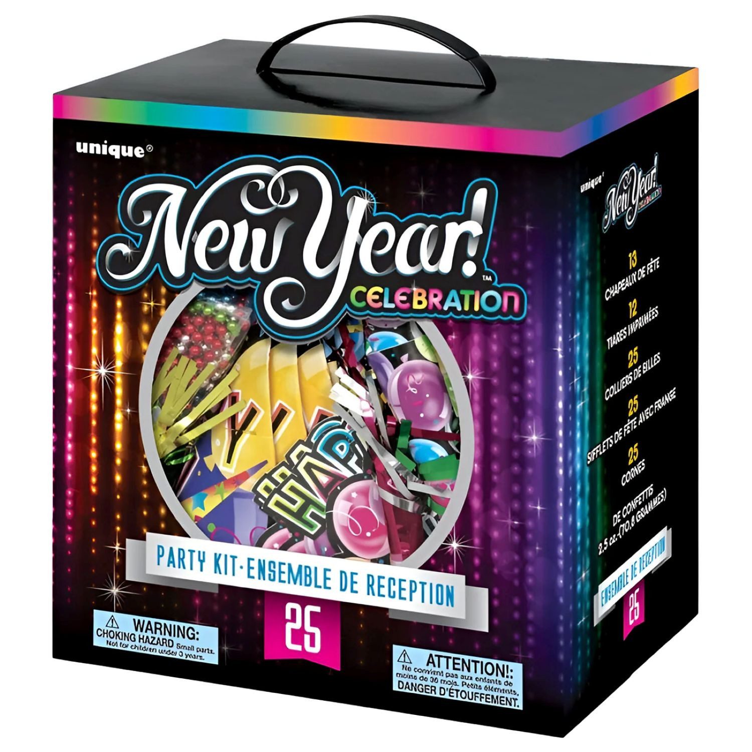 Unique Industries Inc. Hängedekoration Party Set 'Happy New Year!', für 25 Personen - 10 – Bild 2 von 2
